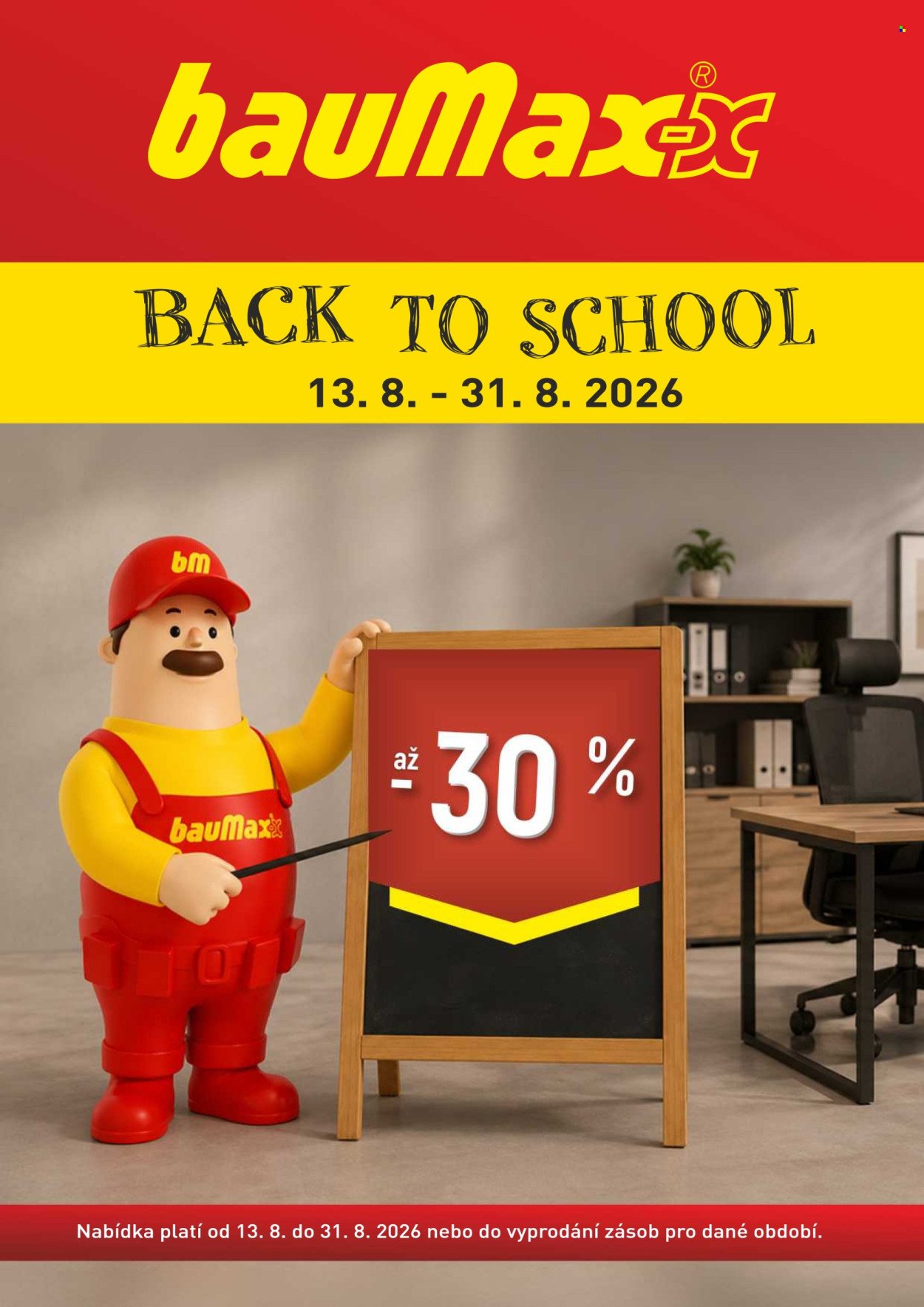 BAUMAX leták - Od čtvrtka 13.8.2026
