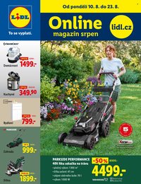 LIDL leták - Magazín srpen