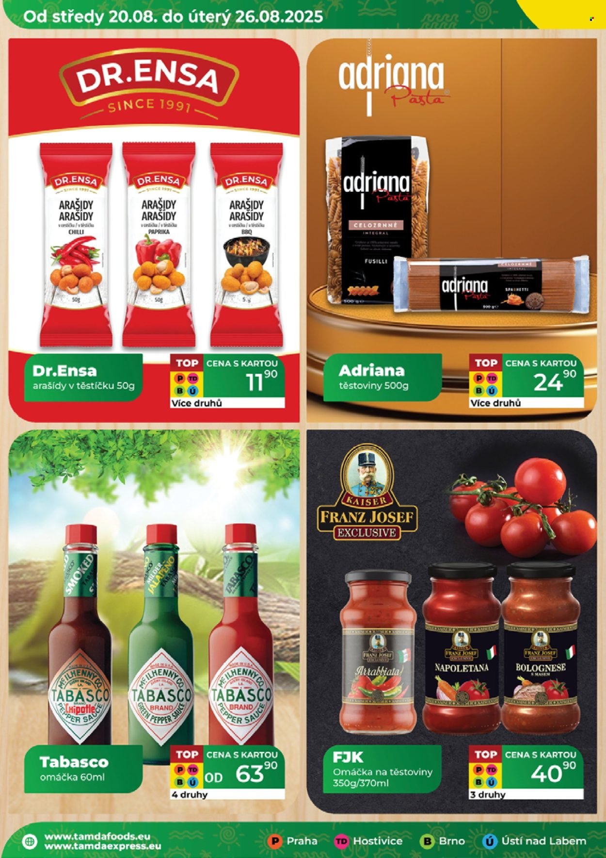 TAMDA FOODS leták - Od středy 20.8.2025 (2025-08-20 - 2025-08-26)