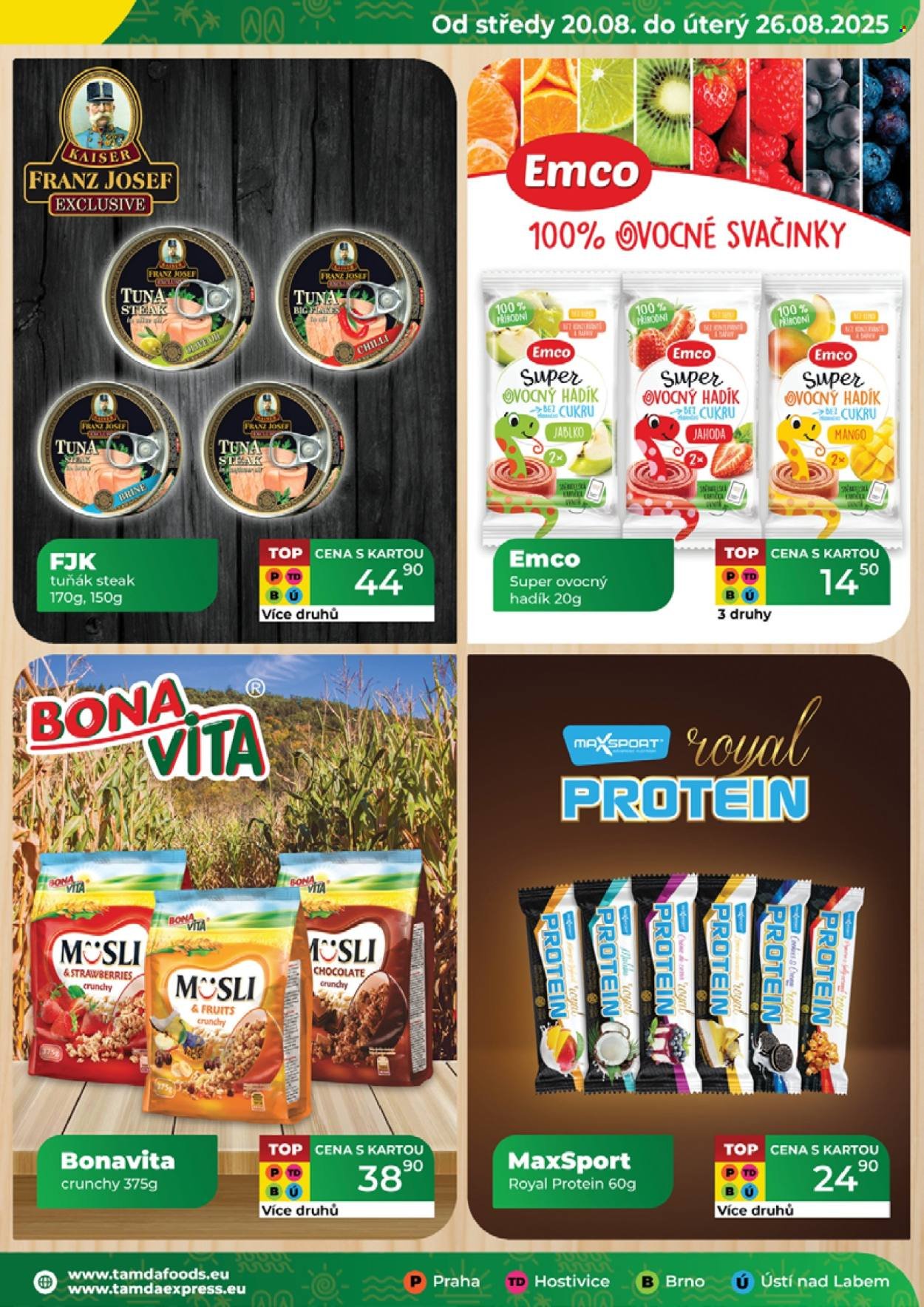 TAMDA FOODS leták - Od středy 20.8.2025 (2025-08-20 - 2025-08-26)