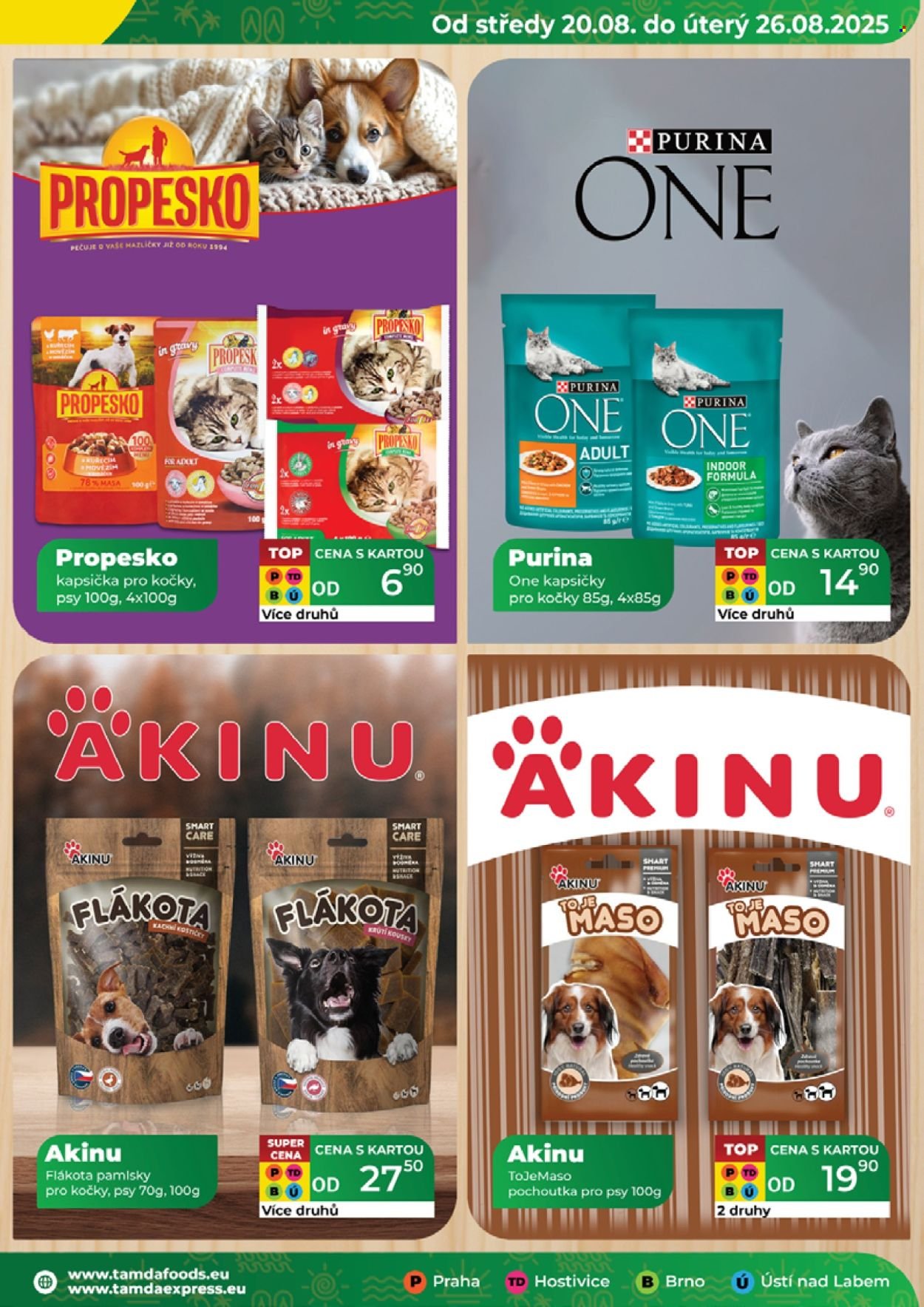 TAMDA FOODS leták - Od středy 20.8.2025 (2025-08-20 - 2025-08-26)