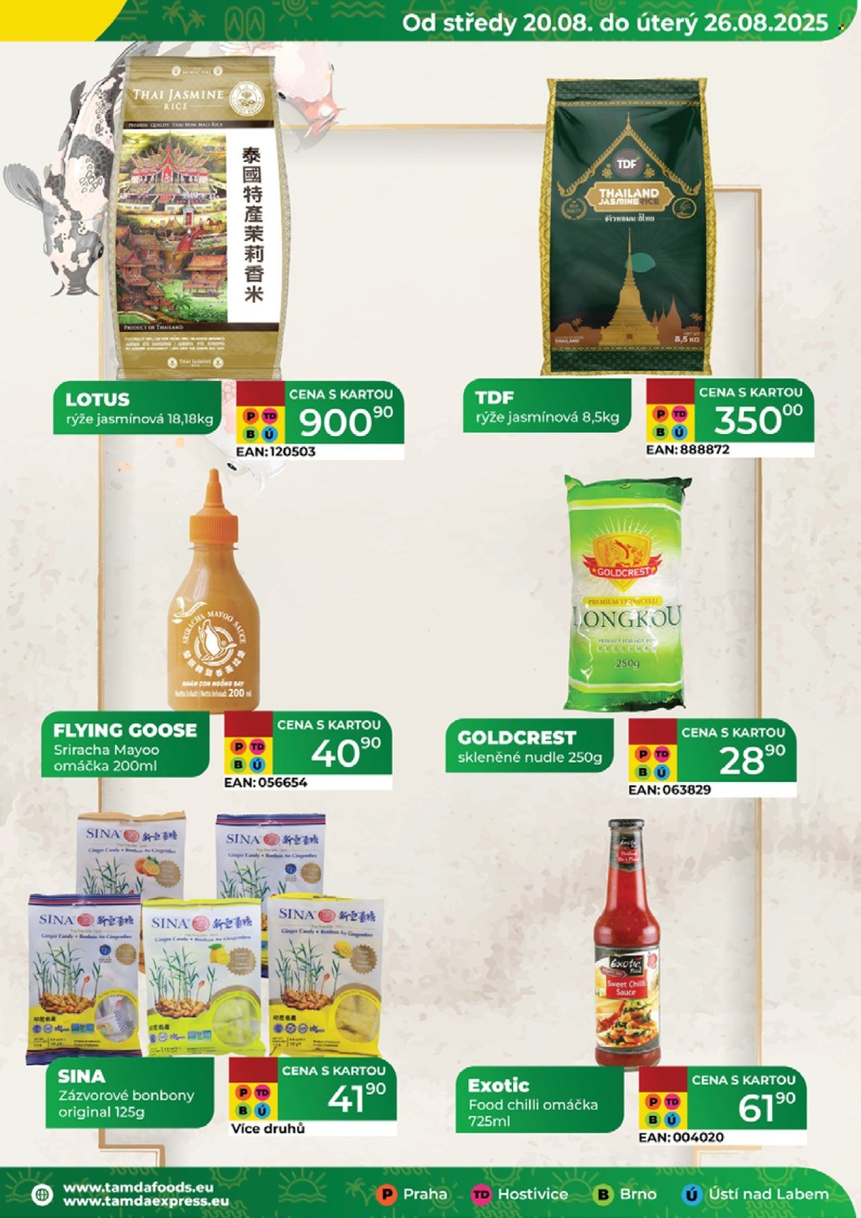 TAMDA FOODS leták - Od středy 20.8.2025 (2025-08-20 - 2025-08-26)