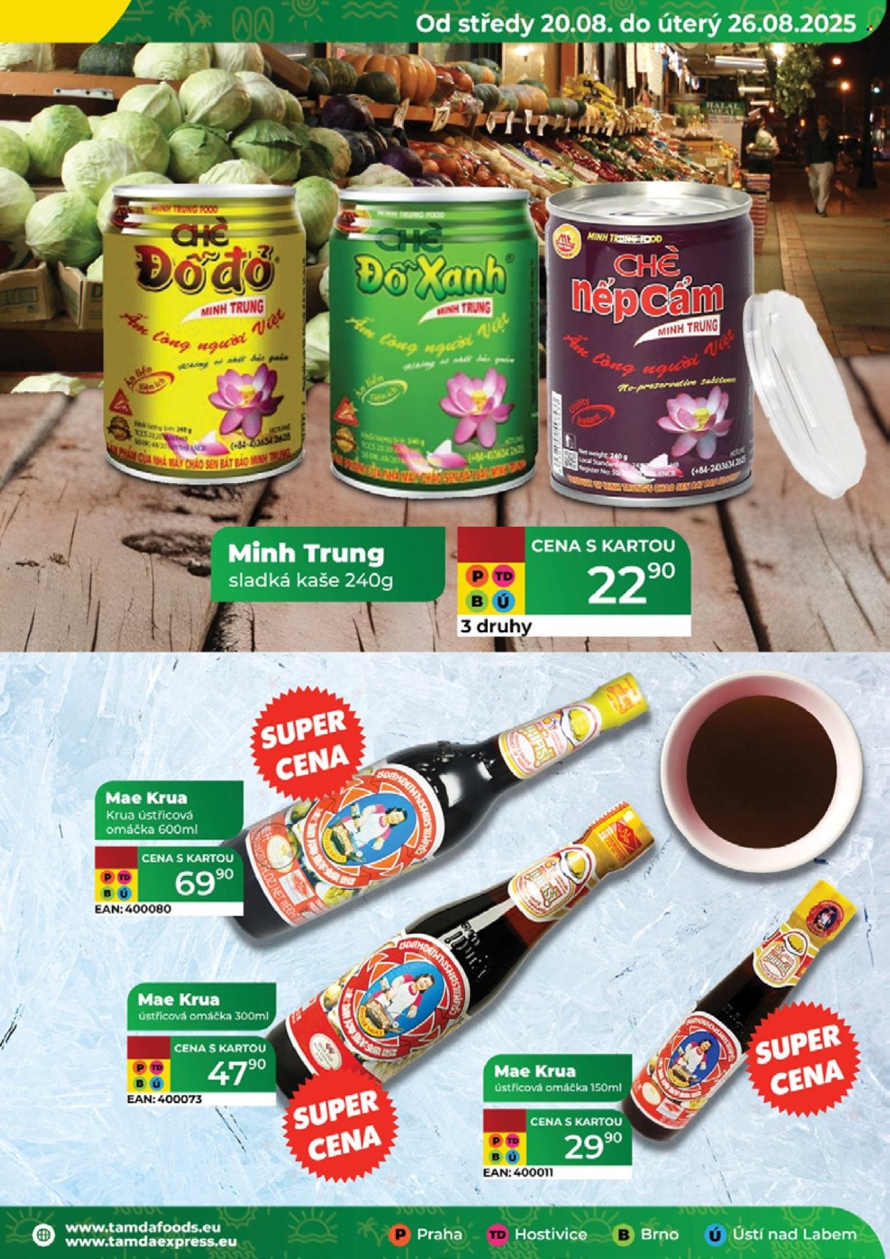 TAMDA FOODS leták - Od středy 20.8.2025 (2025-08-20 - 2025-08-26)