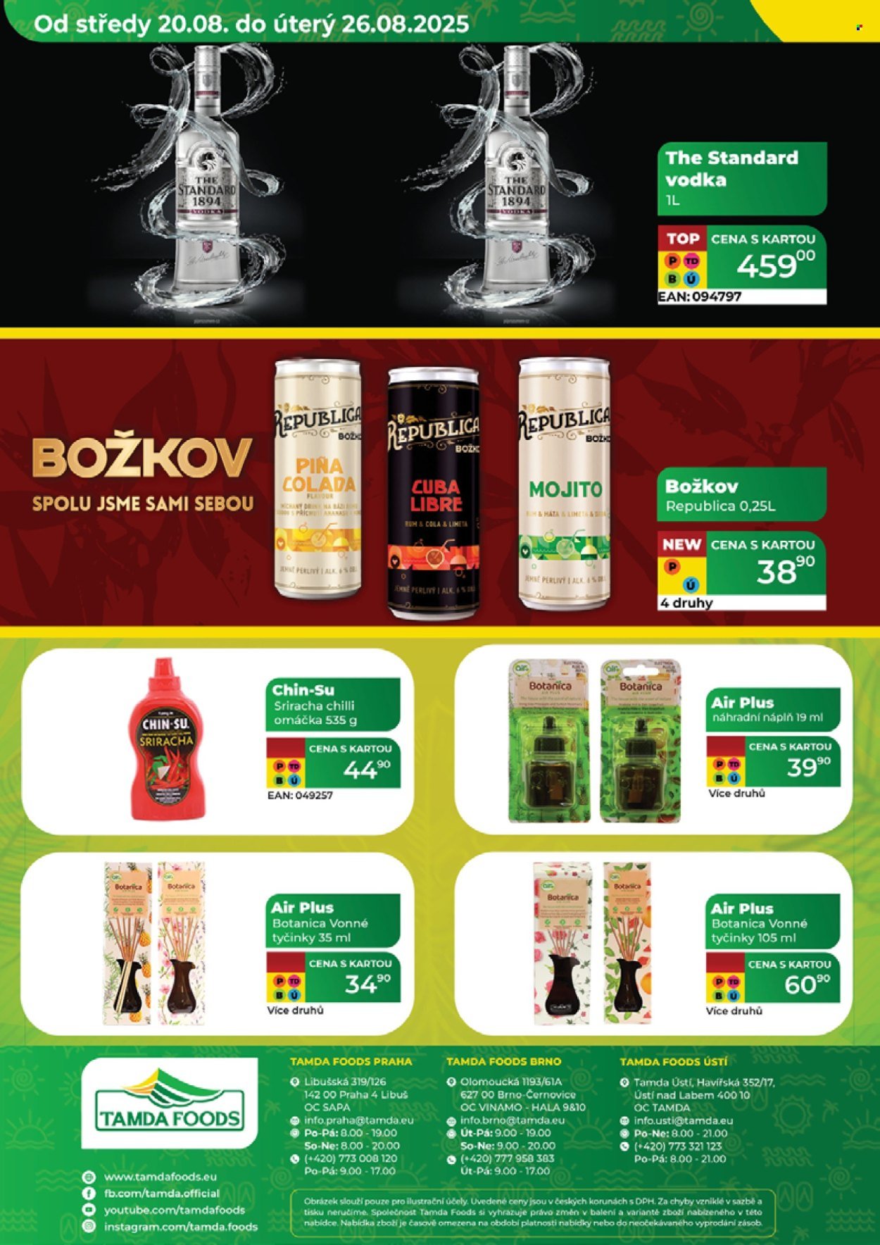 TAMDA FOODS leták - Od středy 20.8.2025 (2025-08-20 - 2025-08-26)