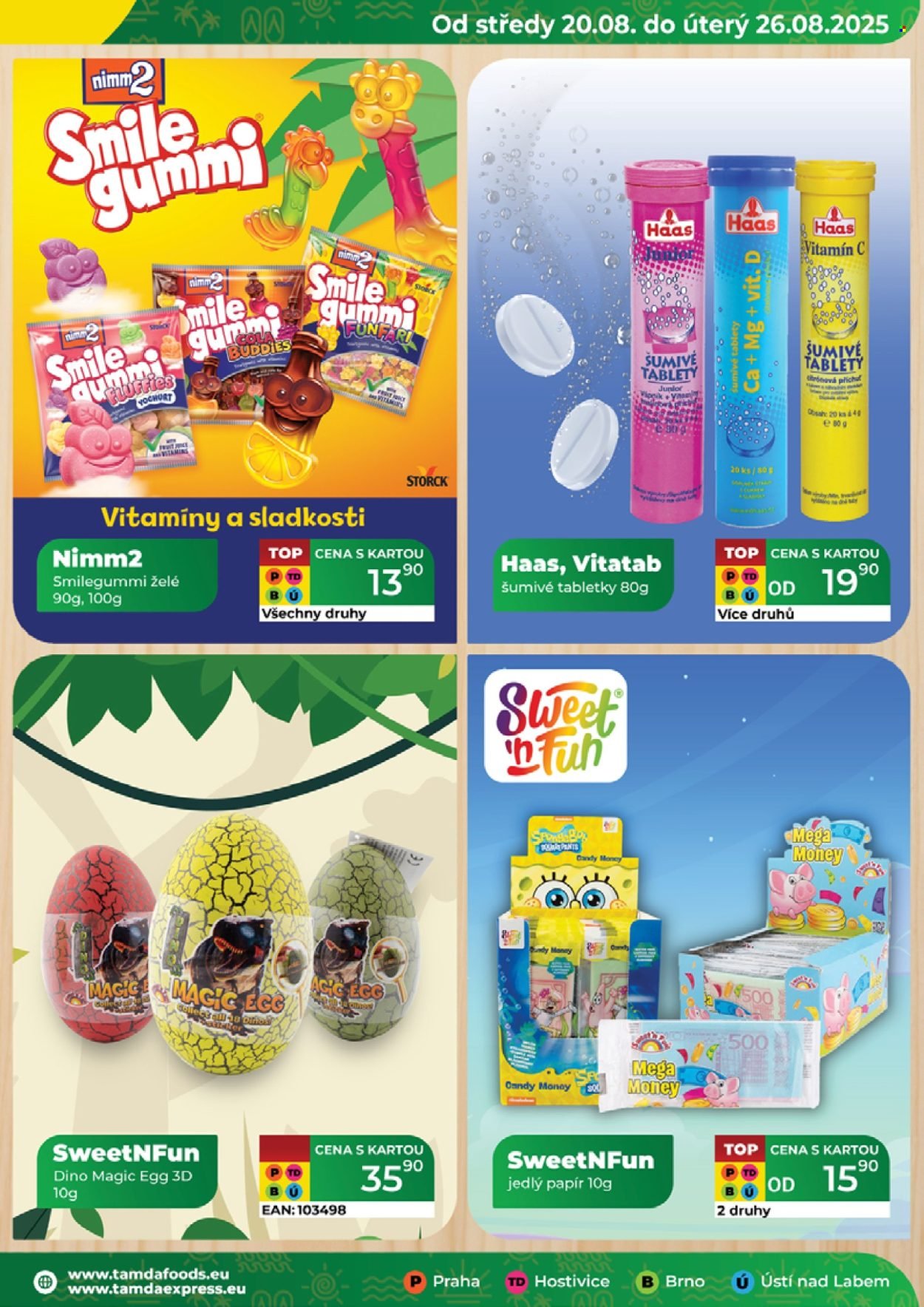 TAMDA FOODS leták - Od středy 20.8.2025 (2025-08-20 - 2025-08-26)