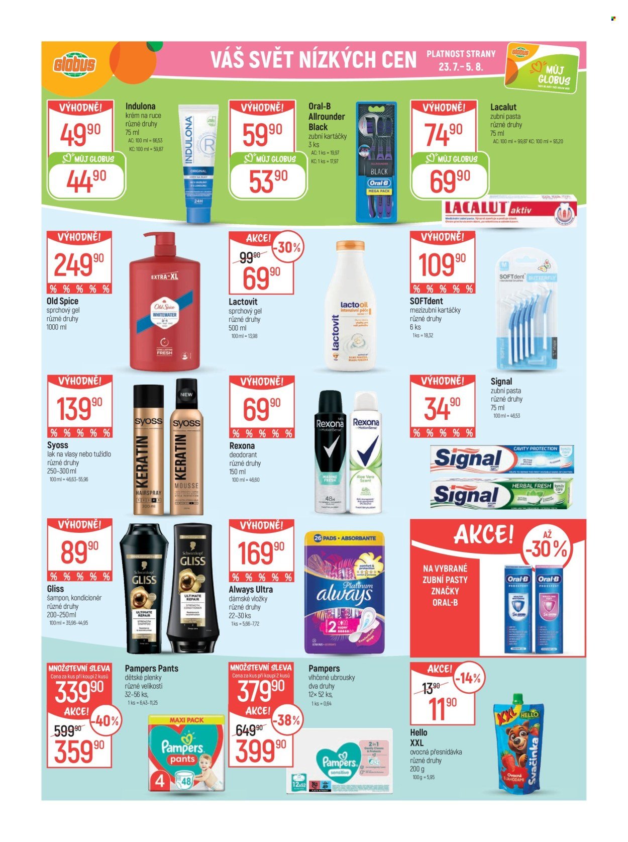 GLOBUS leták - Od středy 23.7.2025 (2025-07-23 - 2025-07-29)