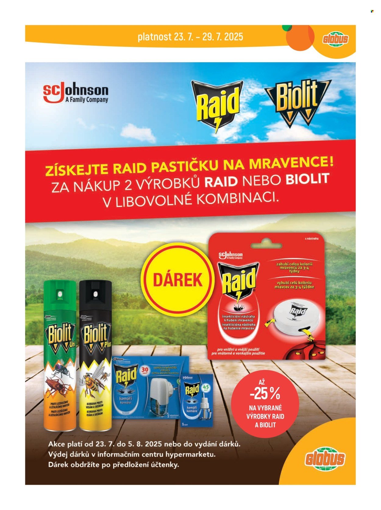 GLOBUS leták - Od středy 23.7.2025 (2025-07-23 - 2025-07-29)