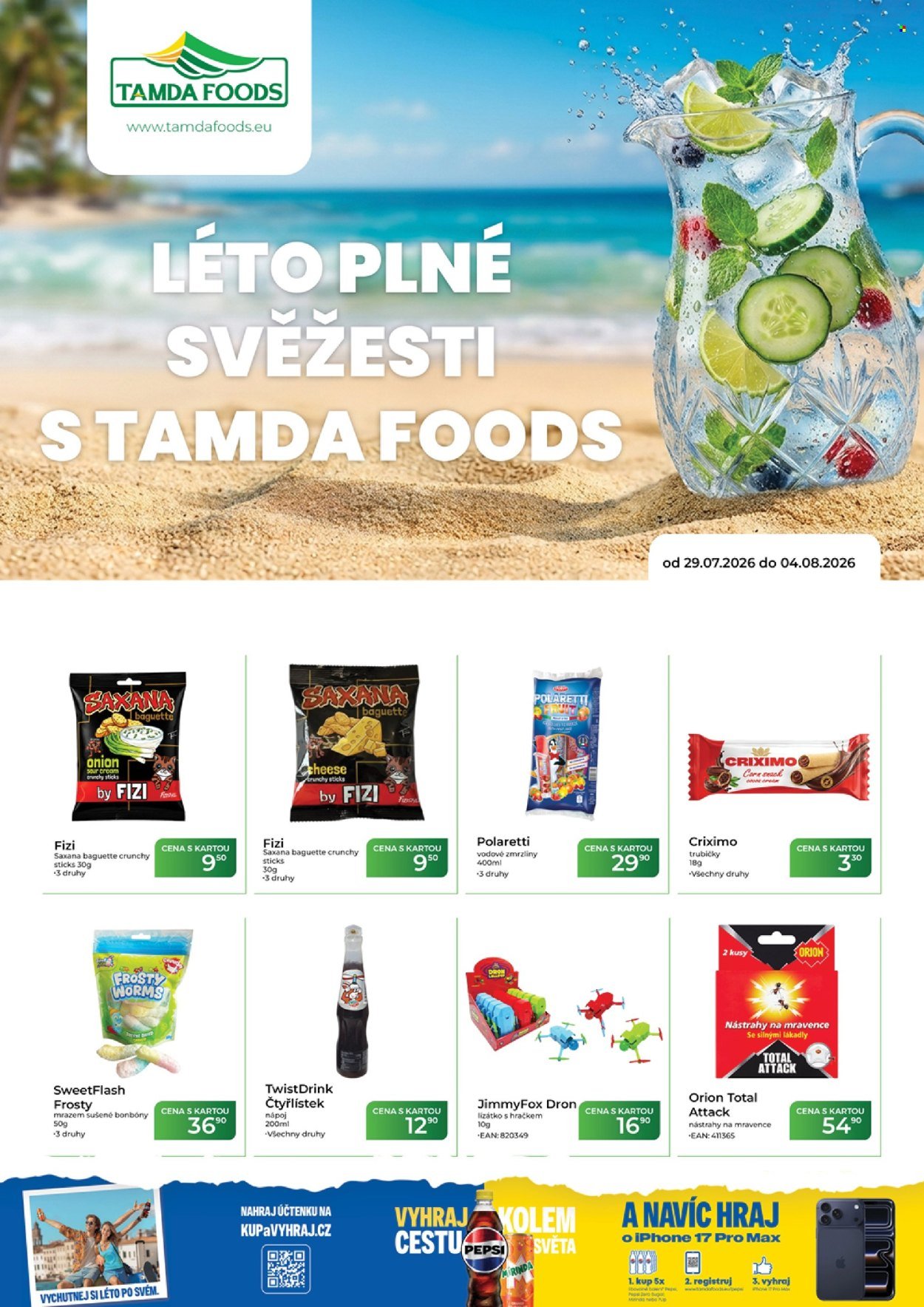 TAMDA FOODS leták - Od středy 29.7.2026