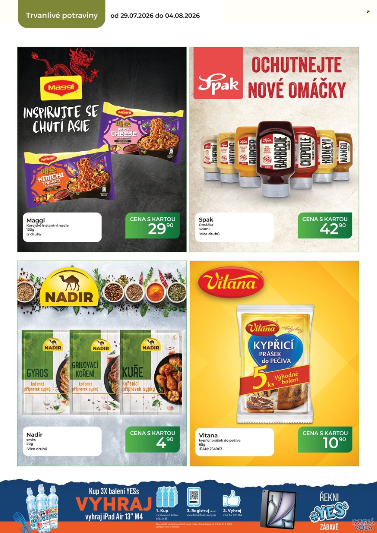 TAMDA FOODS leták - Od středy 29.7.2026