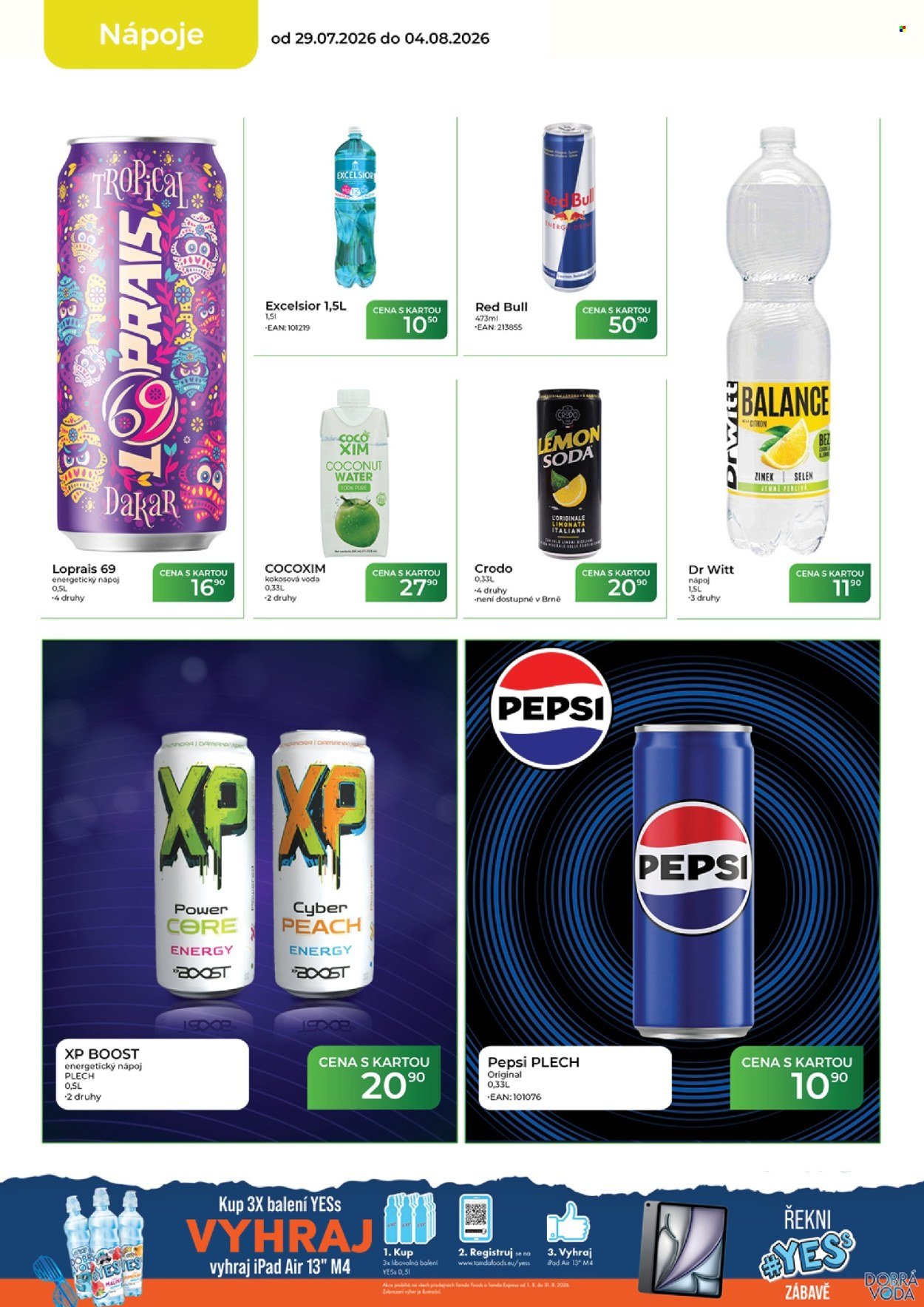 TAMDA FOODS leták - Od středy 29.7.2026