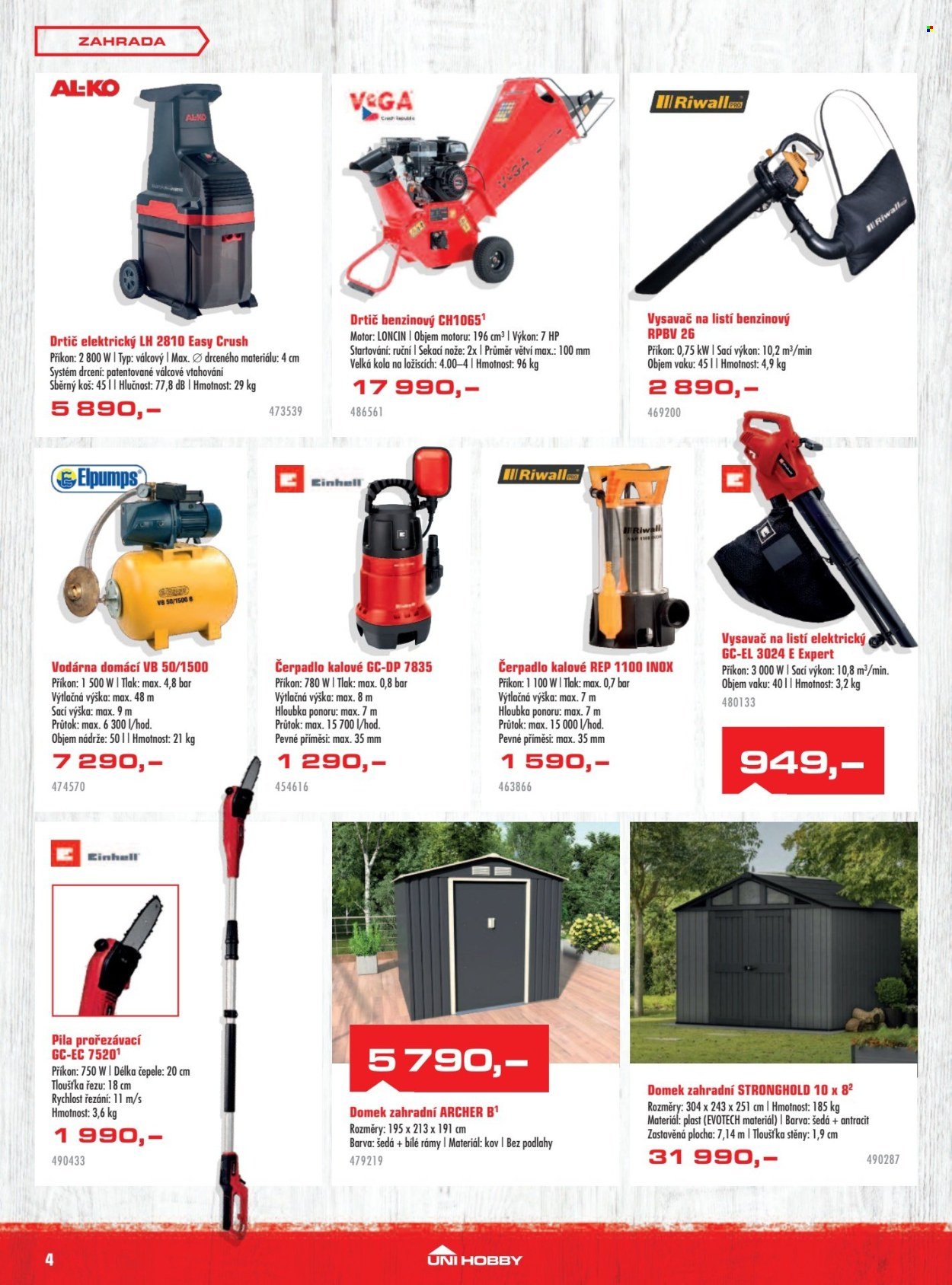 UNI HOBBY leták - Kdo mulčuje, nepleje