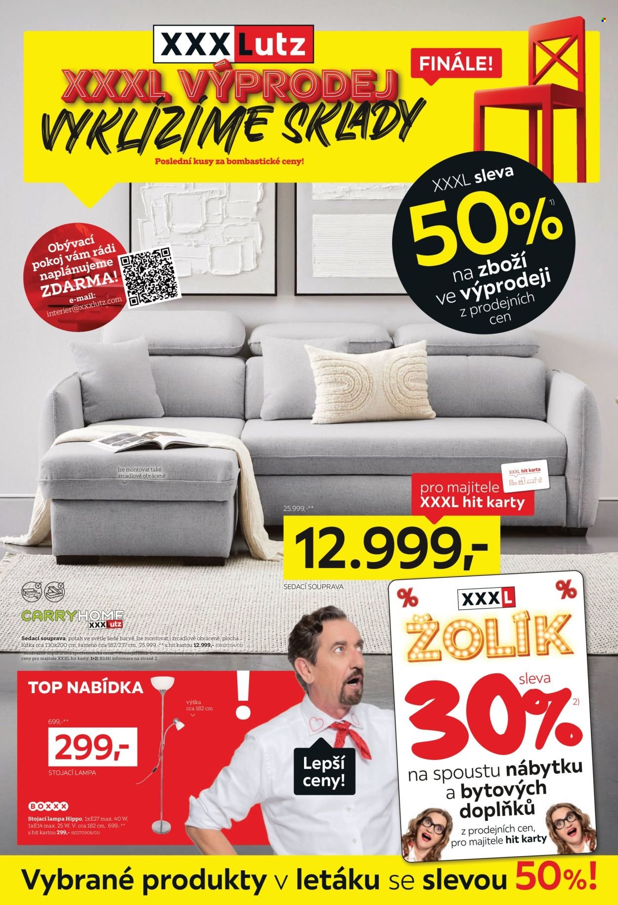 XXXLUTZ leták - Už jen chvíli. XXXL výprodej končí! (2026-01-19 - 2026-02-01)