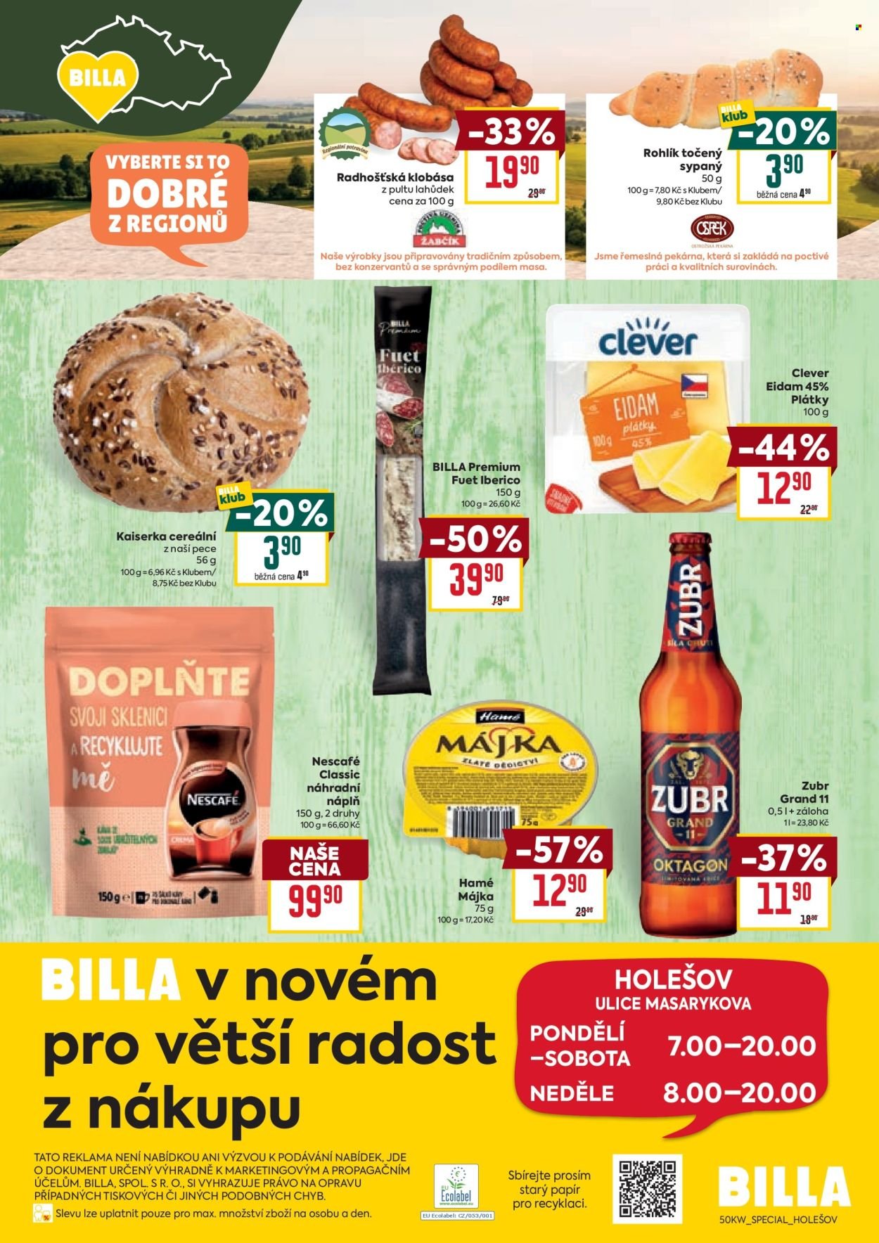 BILLA leták - Speciál: Holešov (2025-12-10 - 2025-12-16)
