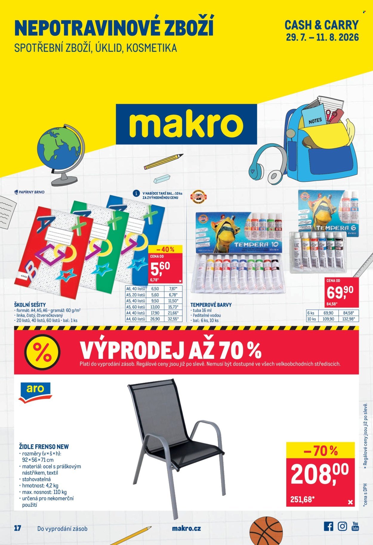 MAKRO leták - Nepotravinové zboží