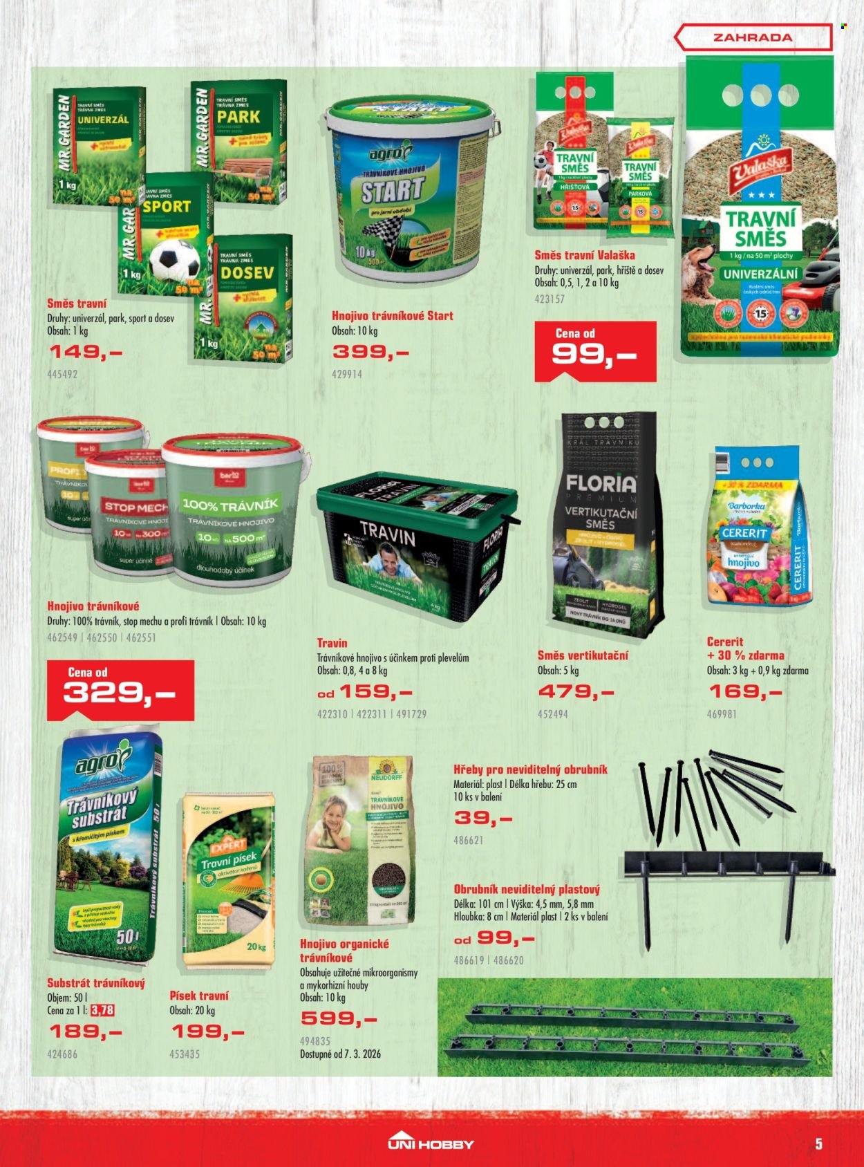 UNI HOBBY leták - Ber to ať to roste (2026-03-05 - 2026-03-29)