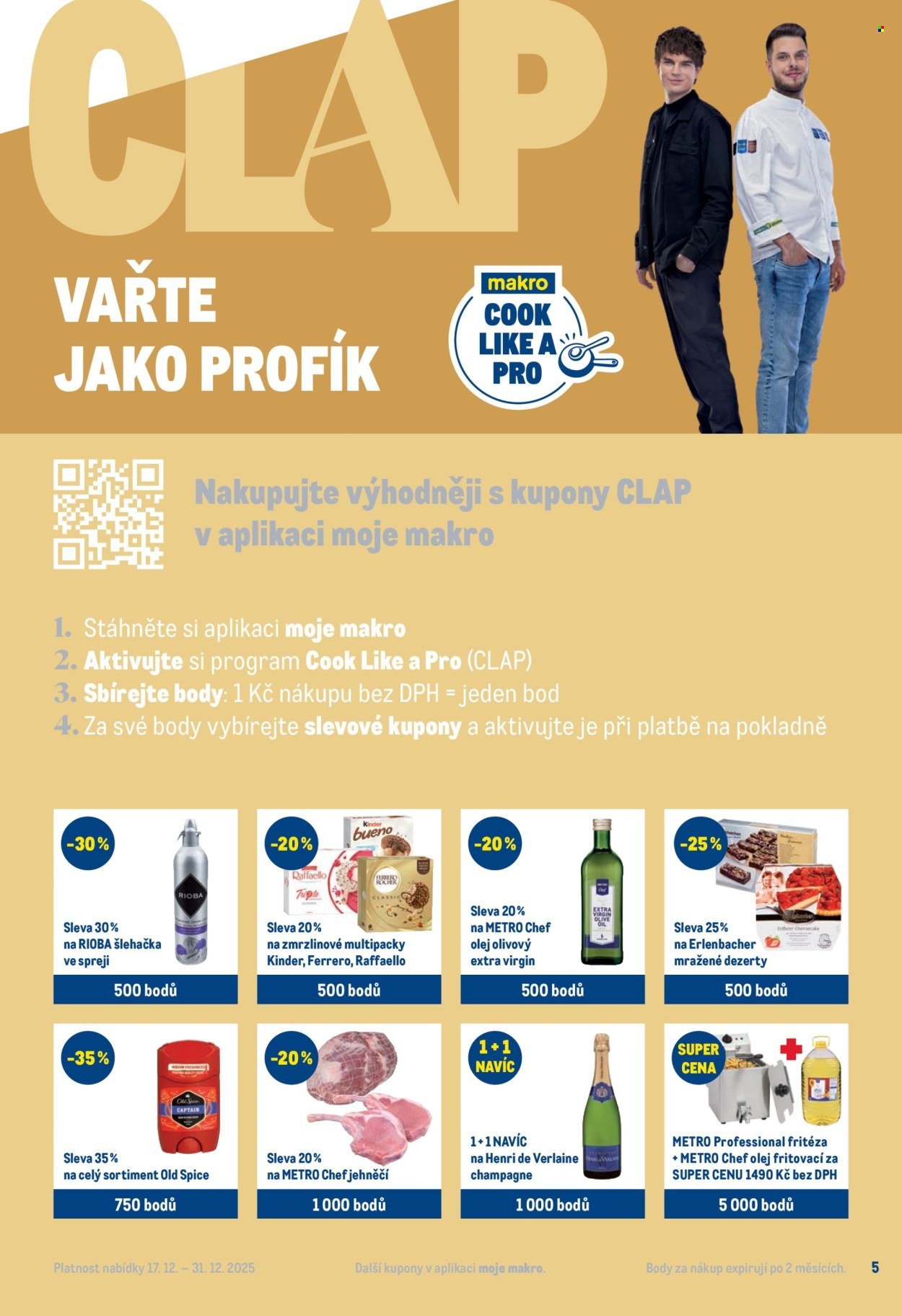 MAKRO leták - Pro milovníky jídla (2025-12-17 - 2025-12-31)