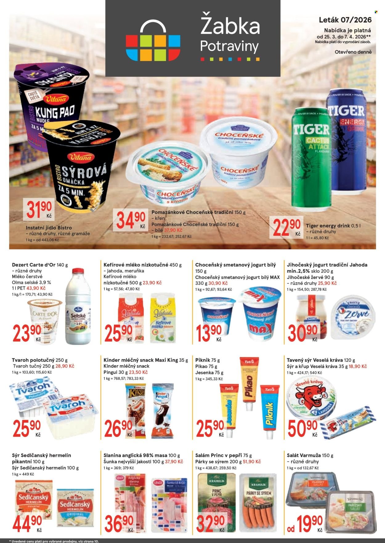 ŽABKA leták - Od středy 25.3.2026 (2026-03-25 - 2026-04-07)