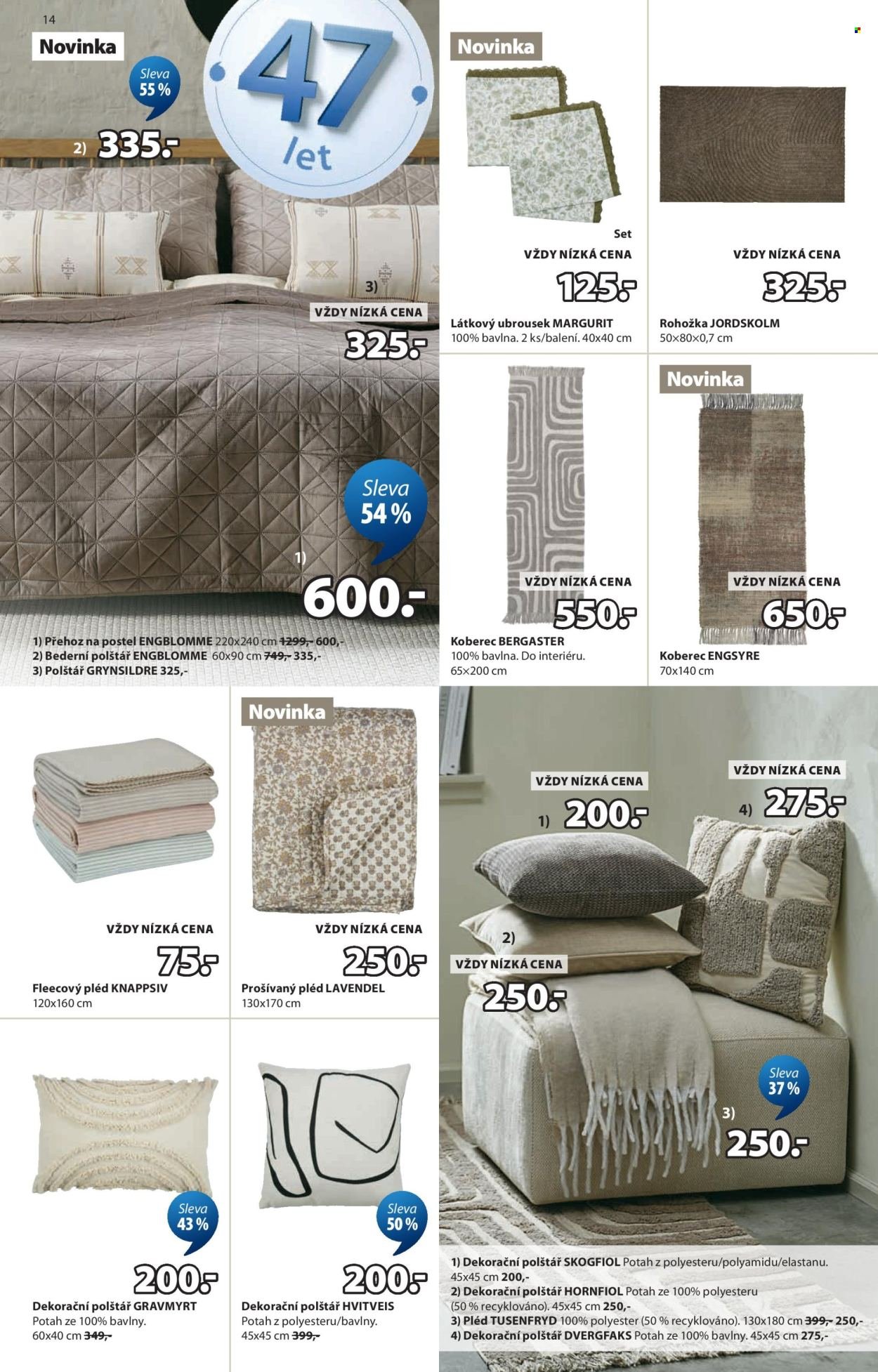 JYSK leták - Oslava narozenin sleva až 65% (2026-03-11 - 2026-04-14)