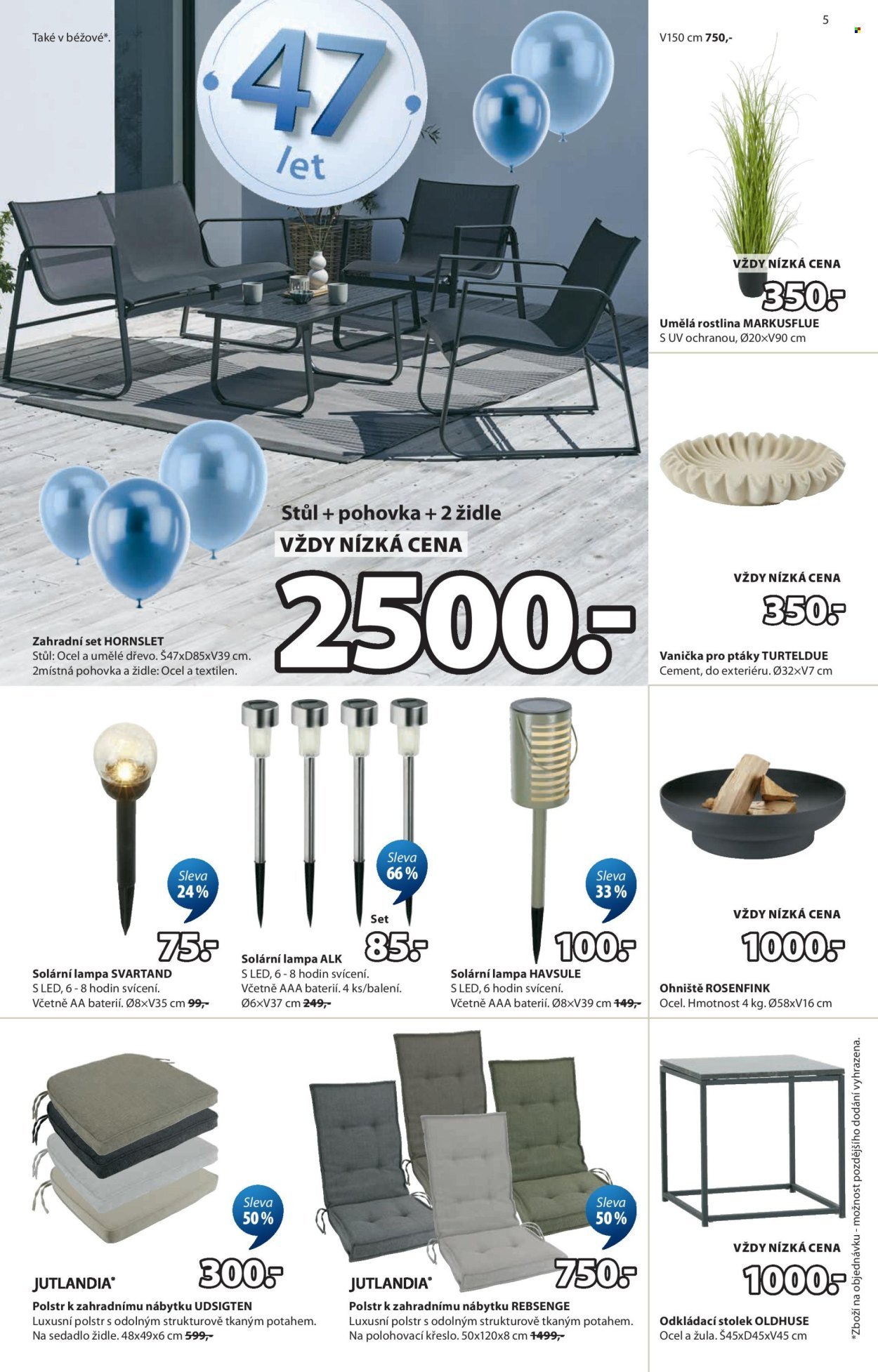 JYSK leták - Oslava narozenin sleva až 65% (2026-03-11 - 2026-04-14)