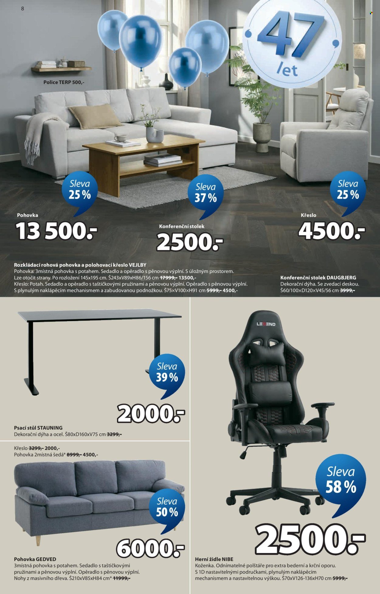 JYSK leták - Oslava narozenin sleva až 65% (2026-03-11 - 2026-04-14)