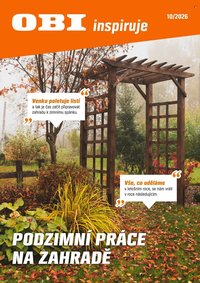 OBI leták - Podzimní práce na zahradě