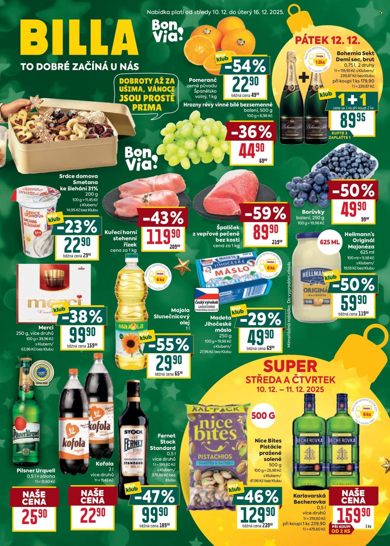 BILLA leták - Malý leták (2025-12-10 - 2025-12-16)