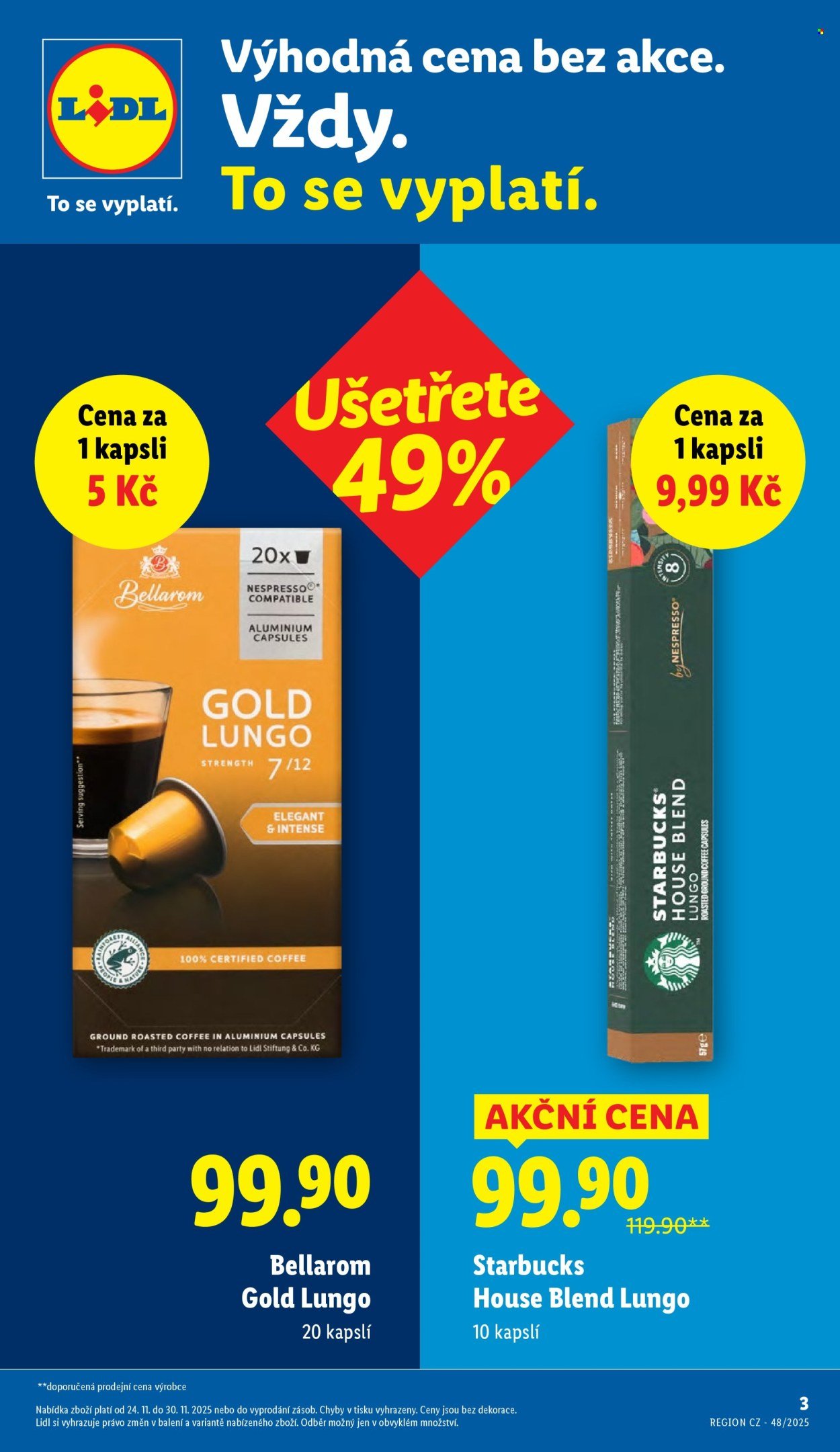 LIDL leták - Od pondělí 24.11.2025 (2025-11-24 - 2025-11-26)