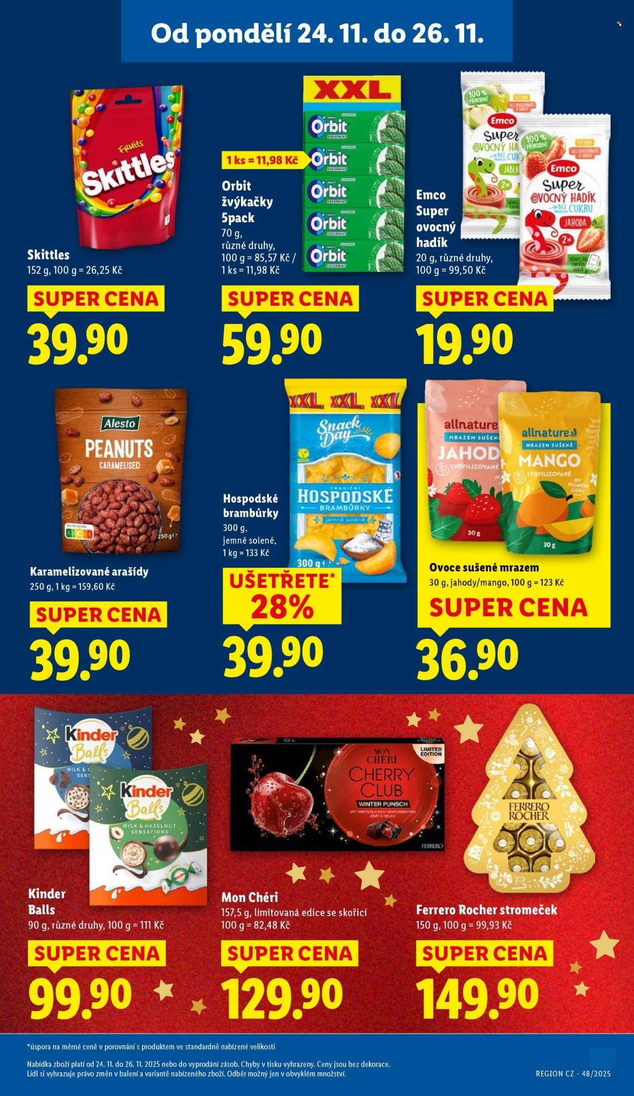 LIDL leták - Od pondělí 24.11.2025 (2025-11-24 - 2025-11-26)