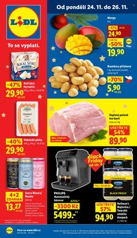 LIDL leták - Od pondělí 24.11.2025 (2025-11-24 - 2025-11-26)