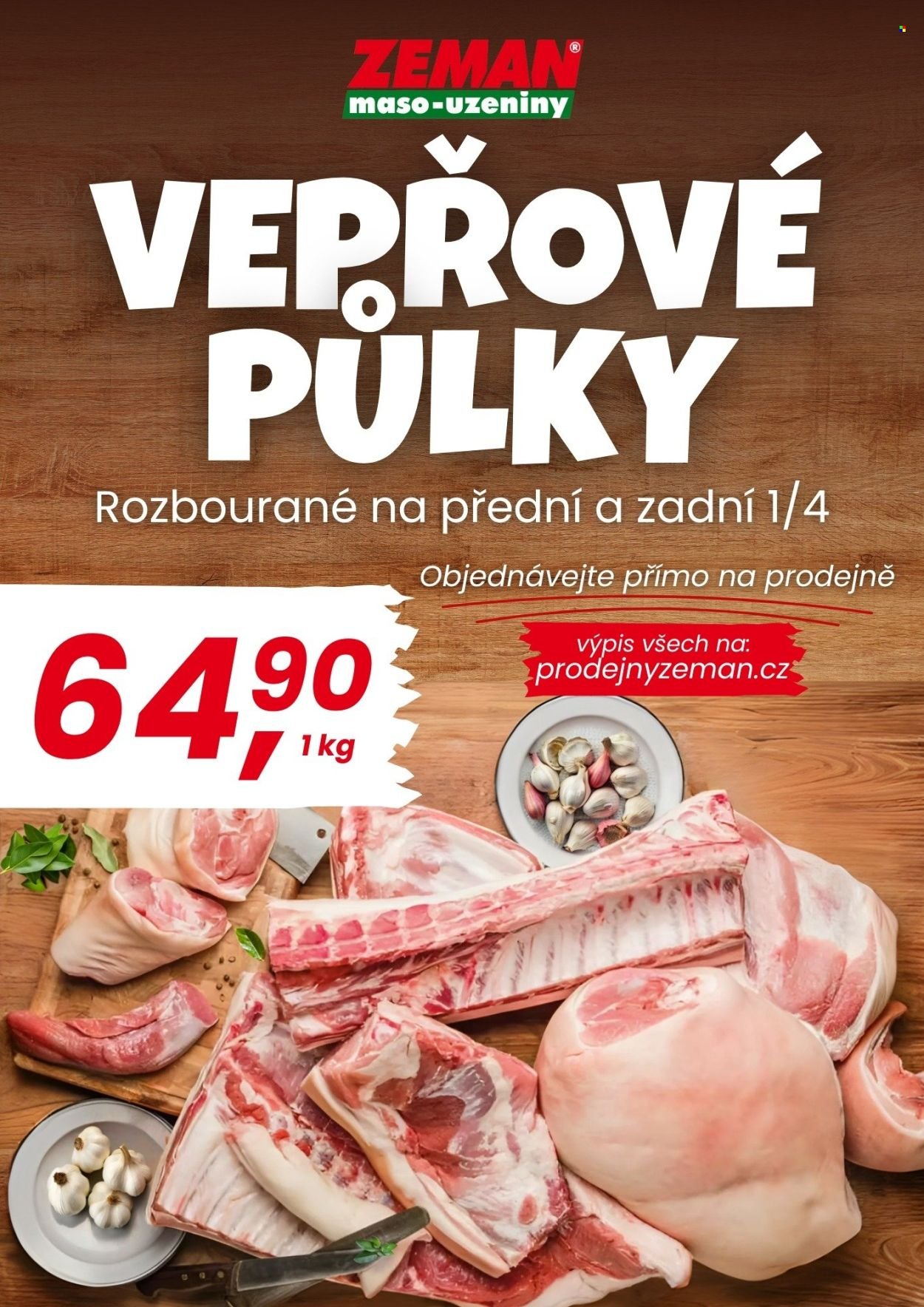 ZEMAN MASO-UZENINY leták - Od pondělí 5.1.2026 (2026-01-05 - 2026-01-10)