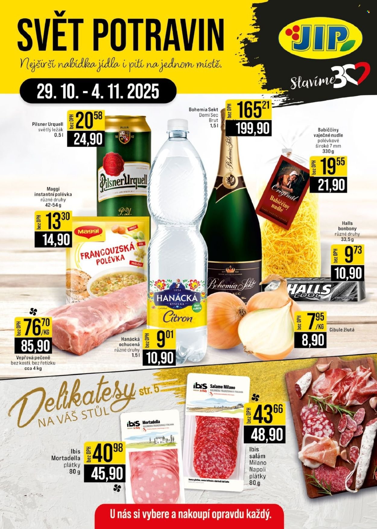 JIP leták - Svět potravin (2025-10-29 - 2025-11-04)