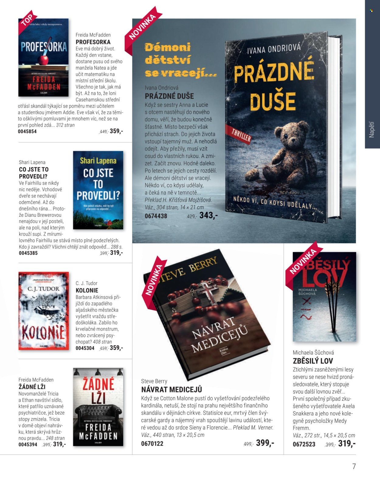 KNIŽNÍ KLUB leták - Od pátku 1.5.2026 (2026-05-01 - 2026-06-30)