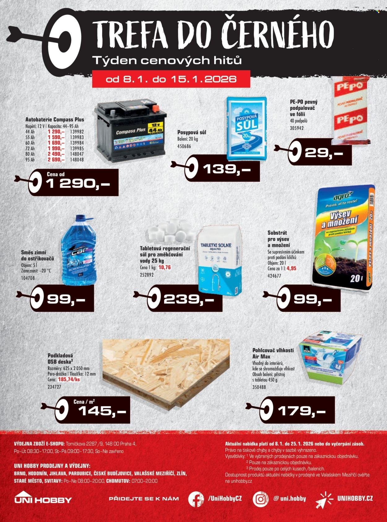 UNI HOBBY leták - Můj dům můj trůn (2026-01-08 - 2026-01-25)