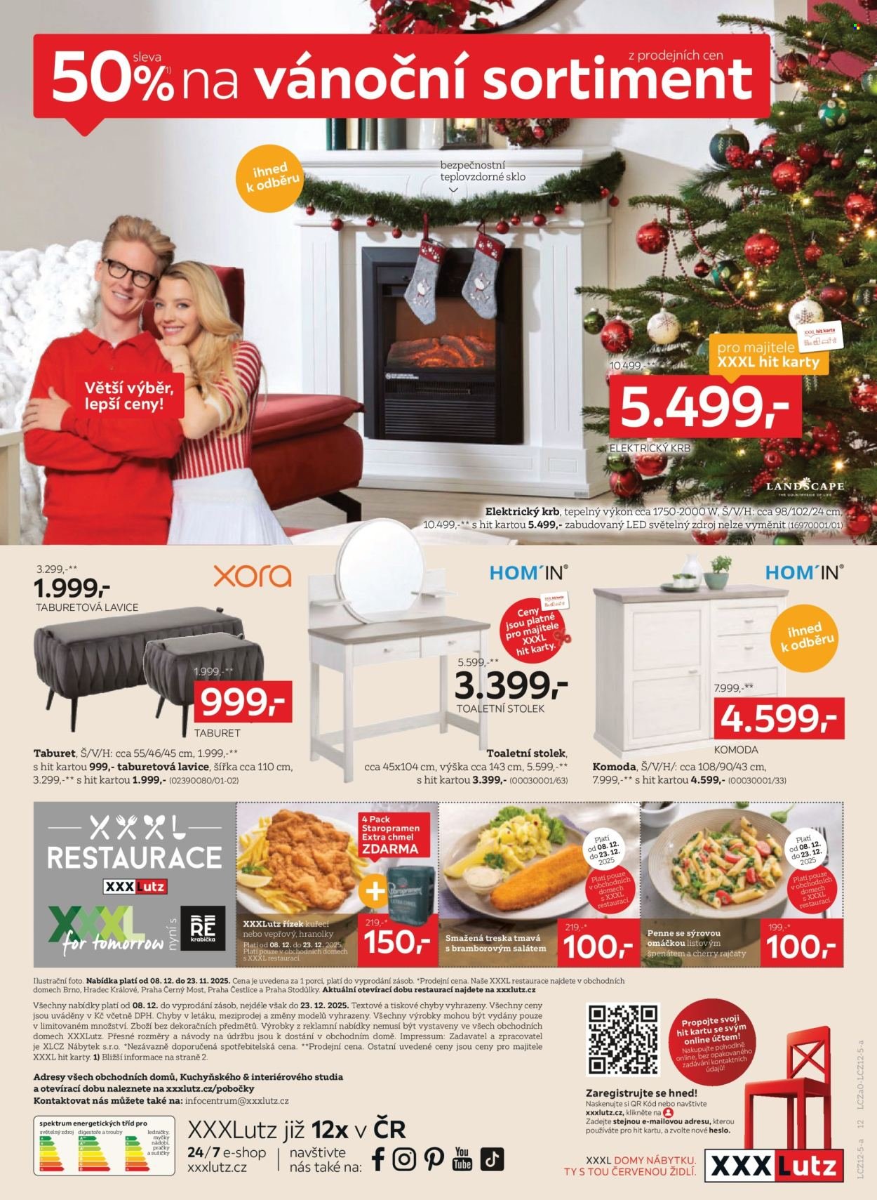 XXXLUTZ leták - Sleva 30 % na téměř vše (2025-12-08 - 2025-12-23)