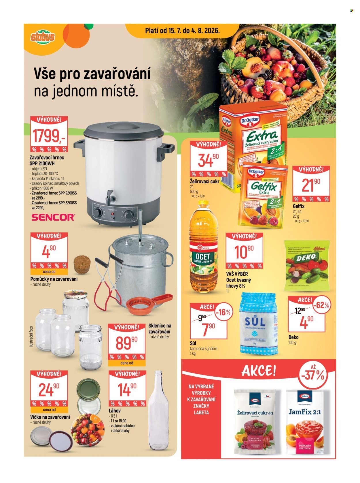 GLOBUS leták - Od středy 15.7.2026