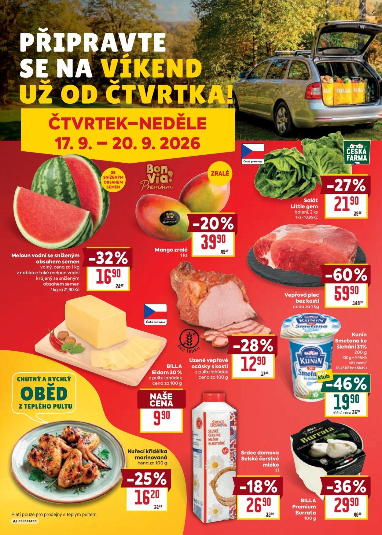 BILLA leták - Velký leták