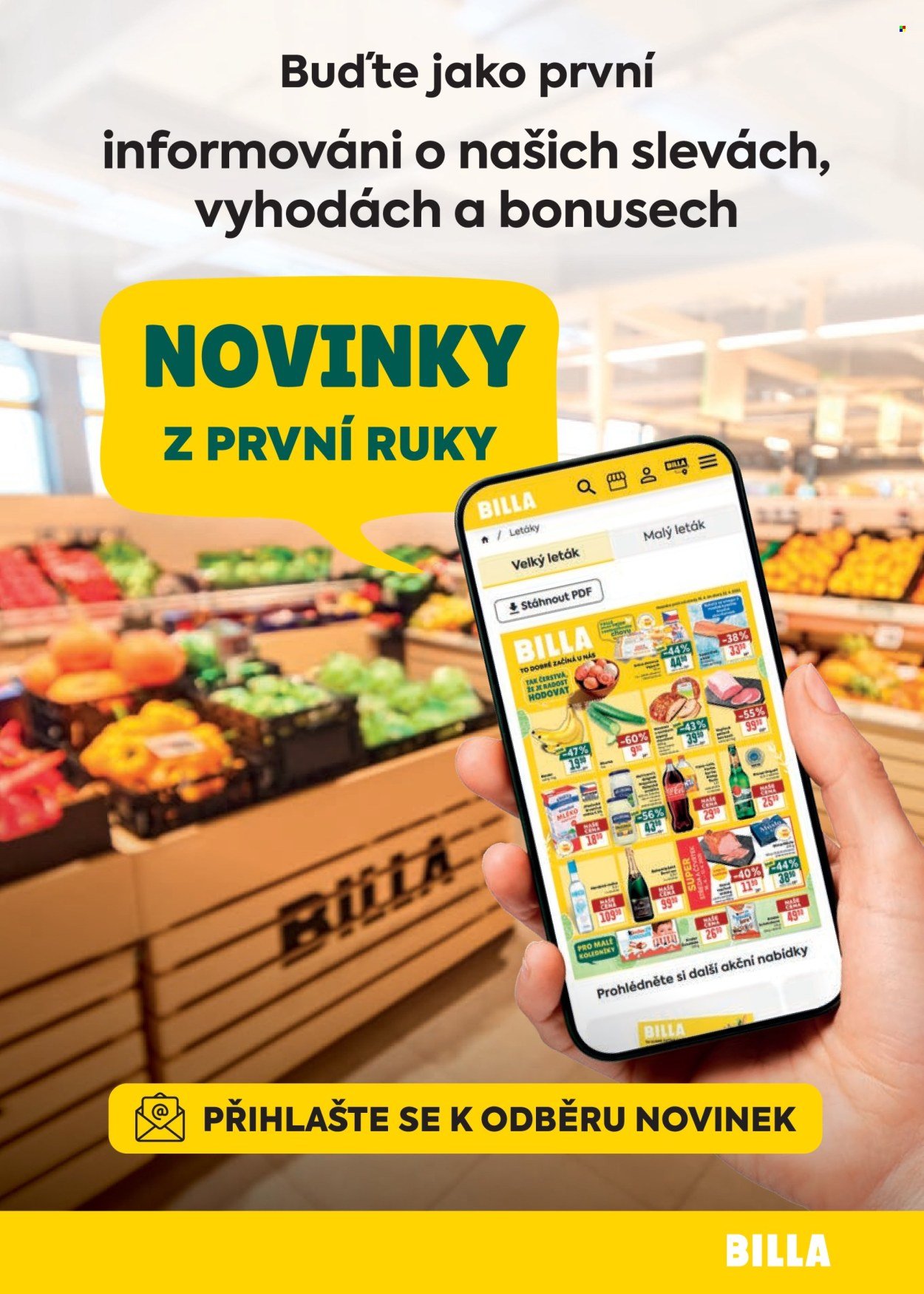 BILLA leták - Velký leták