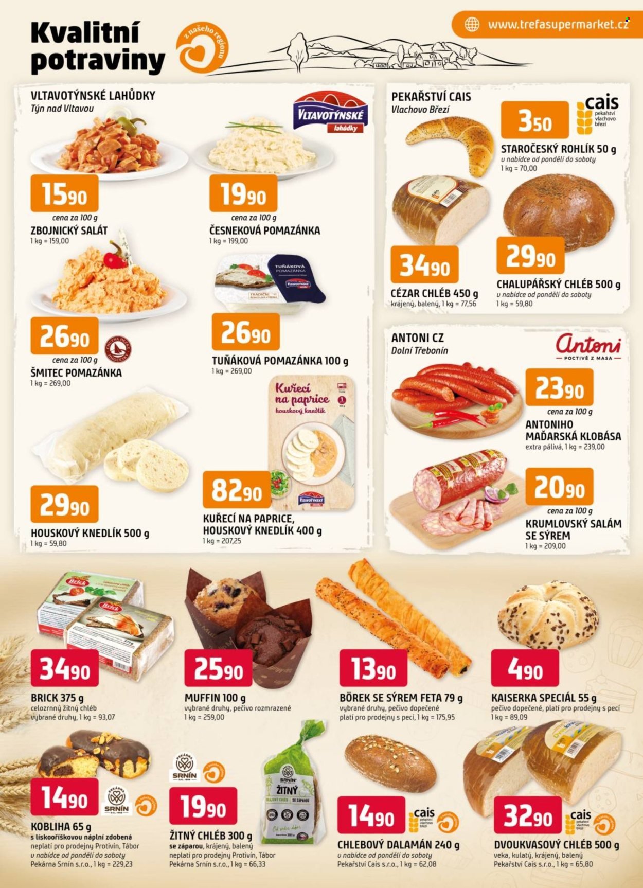 TREFA COOP leták - Od středy 7.1.2026 (2026-01-07 - 2026-01-13)