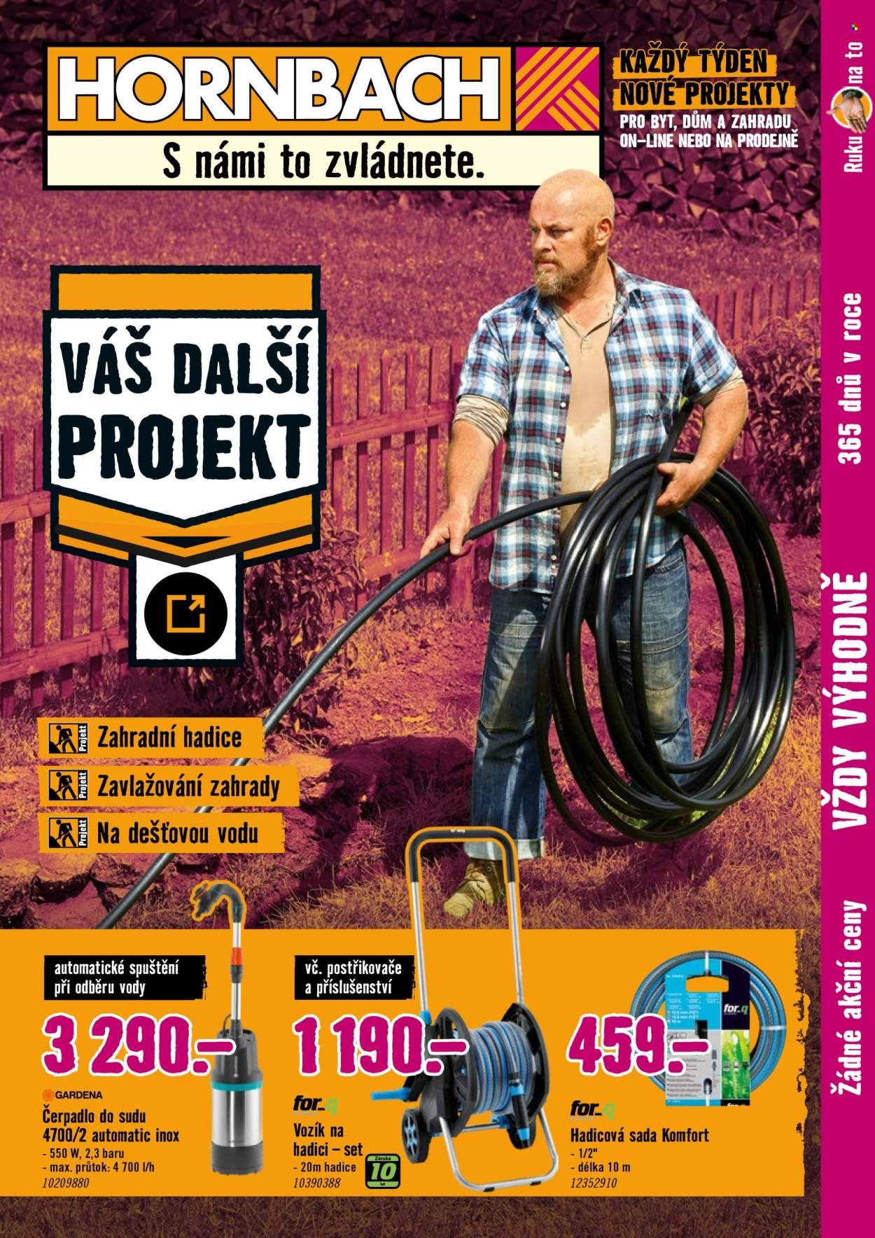 HORNBACH leták - Váš další projekt - Zavlažování (2026-04-08 - 2026-04-22)