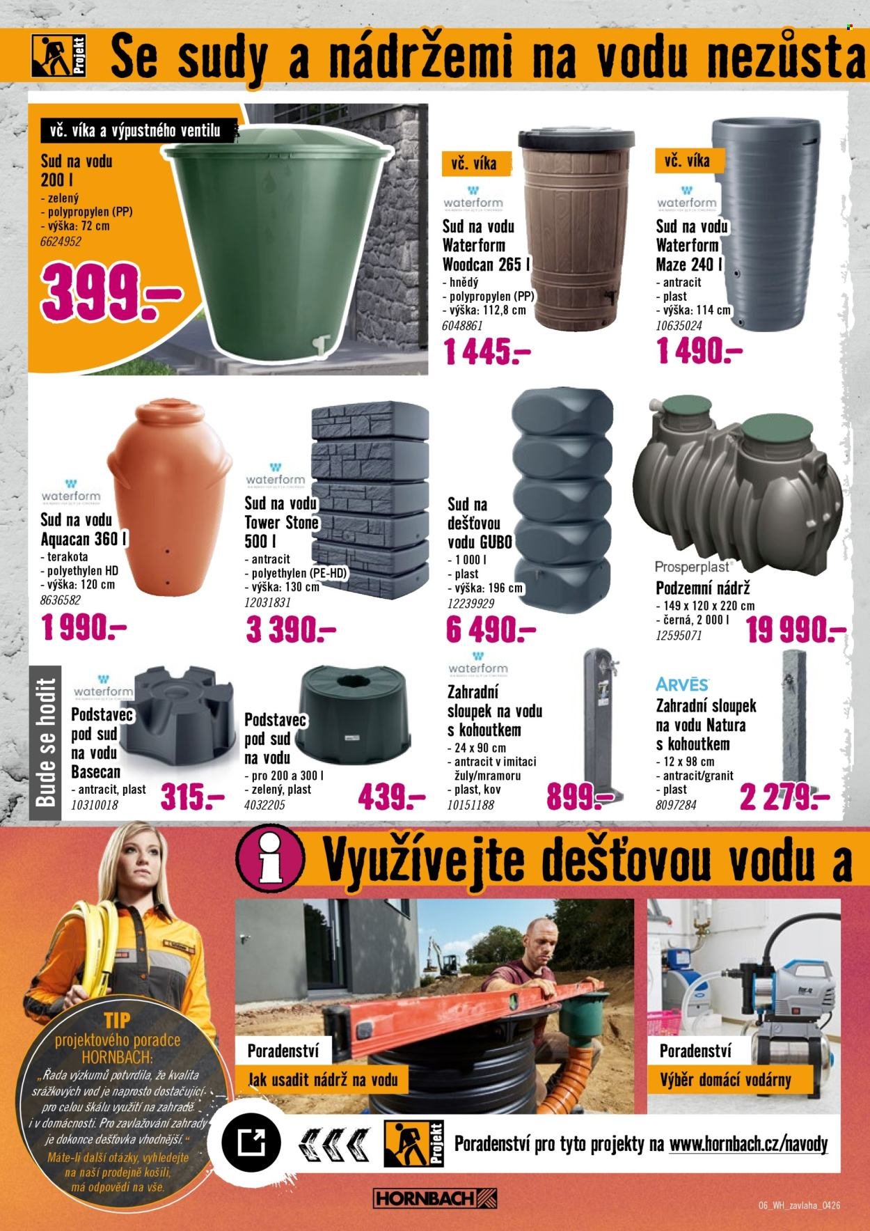 HORNBACH leták - Váš další projekt - Zavlažování (2026-04-08 - 2026-04-22)
