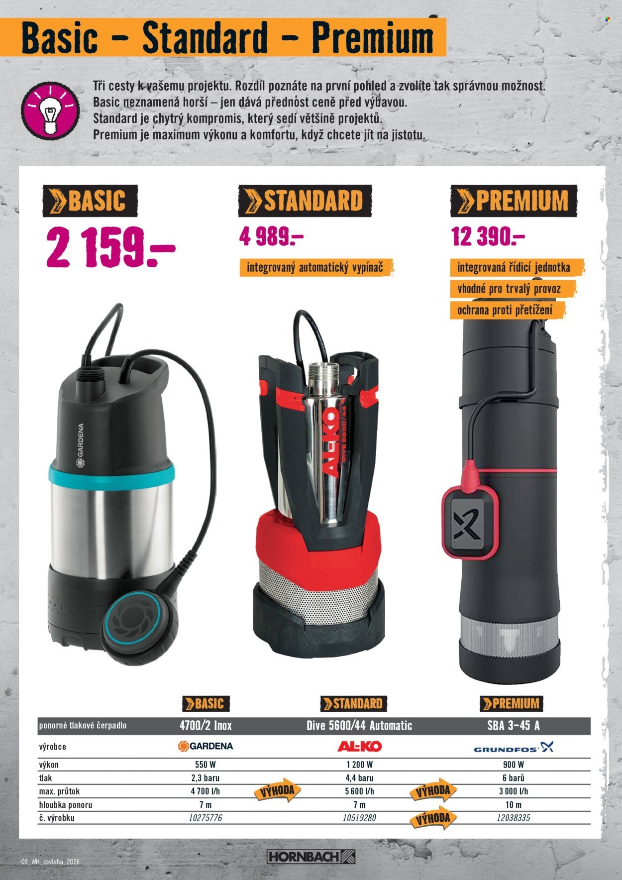 HORNBACH leták - Váš další projekt - Zavlažování (2026-04-08 - 2026-04-22)