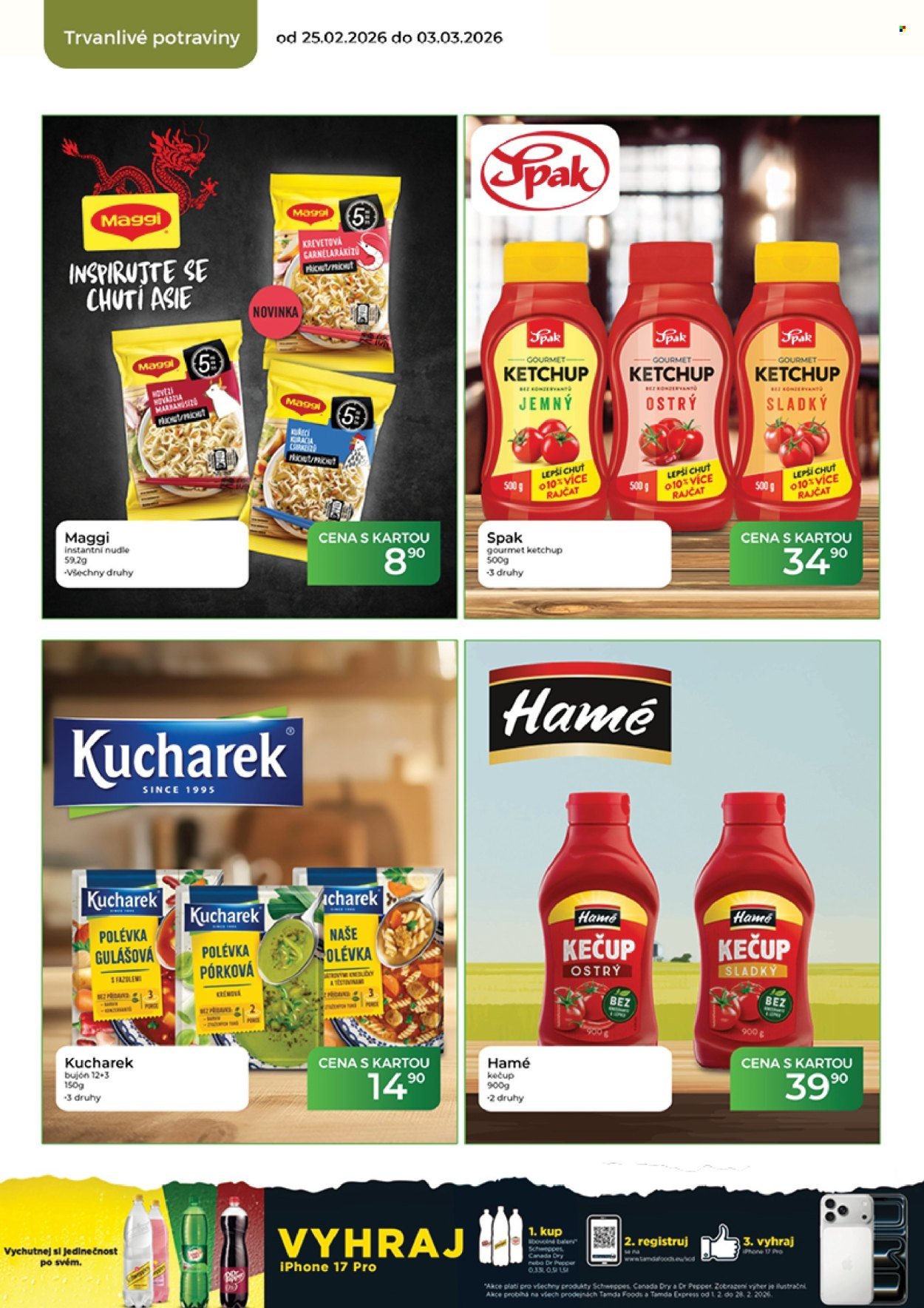 TAMDA FOODS leták - Od středy 25.2.2026 (2026-02-25 - 2026-03-03)