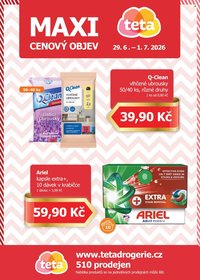 TETA DROGERIE leták - Maxi cenový objev