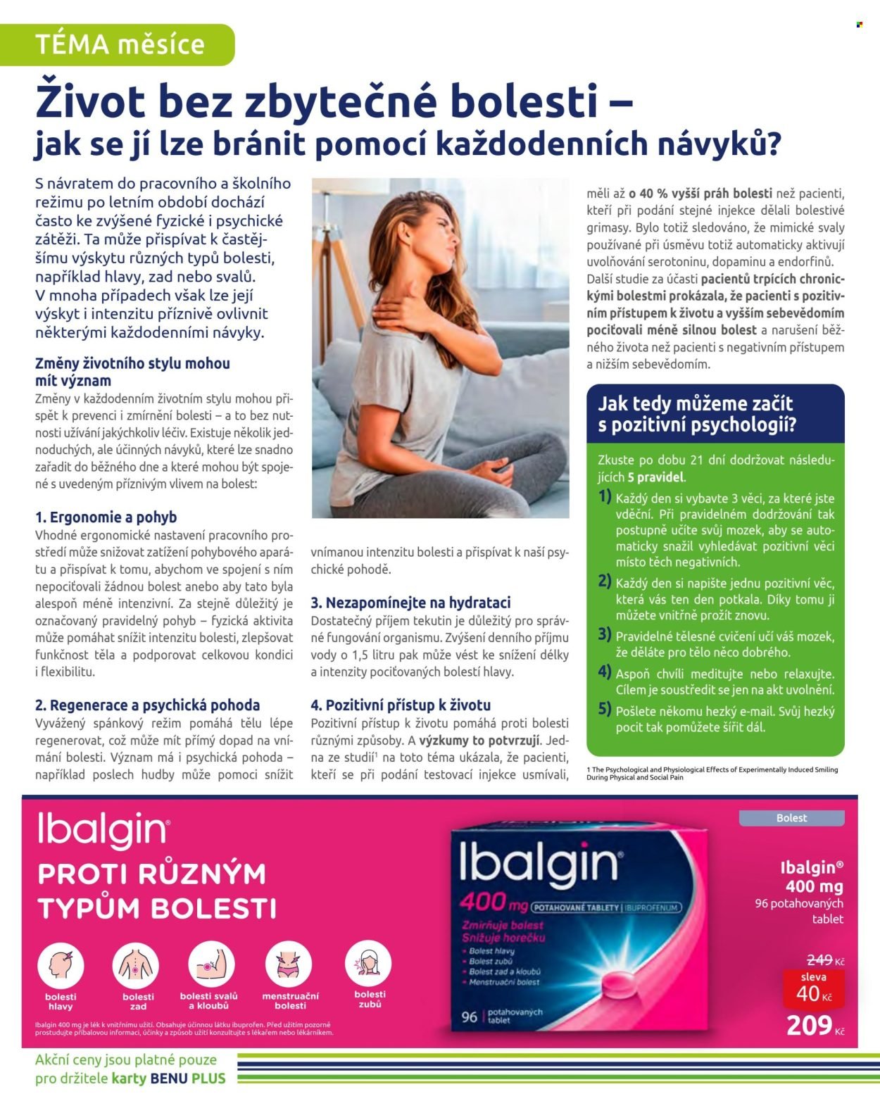 BENU LÉKÁRNA leták - Akční leták