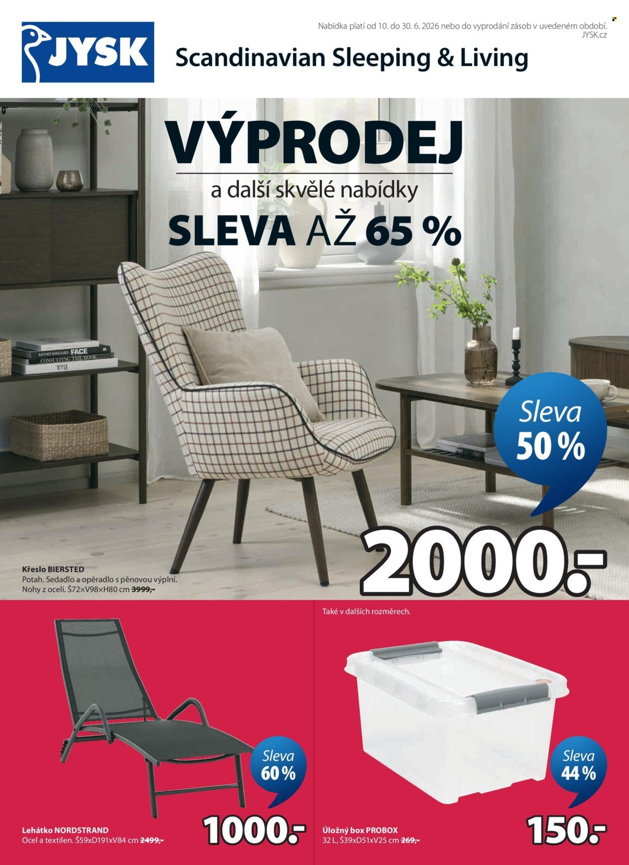 JYSK leták - Výprodej a další skvělé nabídky