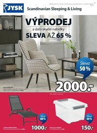 JYSK leták - Výprodej a další skvělé nabídky