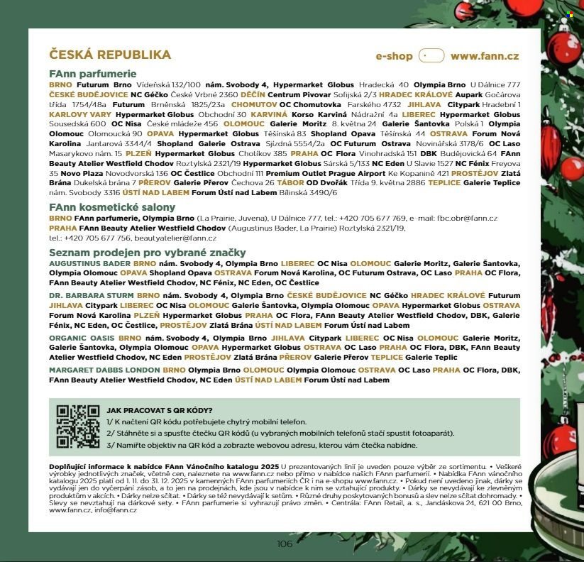 FANN PARFUMERIE leták - Od soboty 1.11.2025 (2025-11-01 - 2025-12-31)