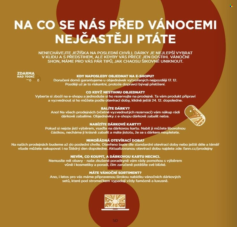 FANN PARFUMERIE leták - Od soboty 1.11.2025 (2025-11-01 - 2025-12-31)