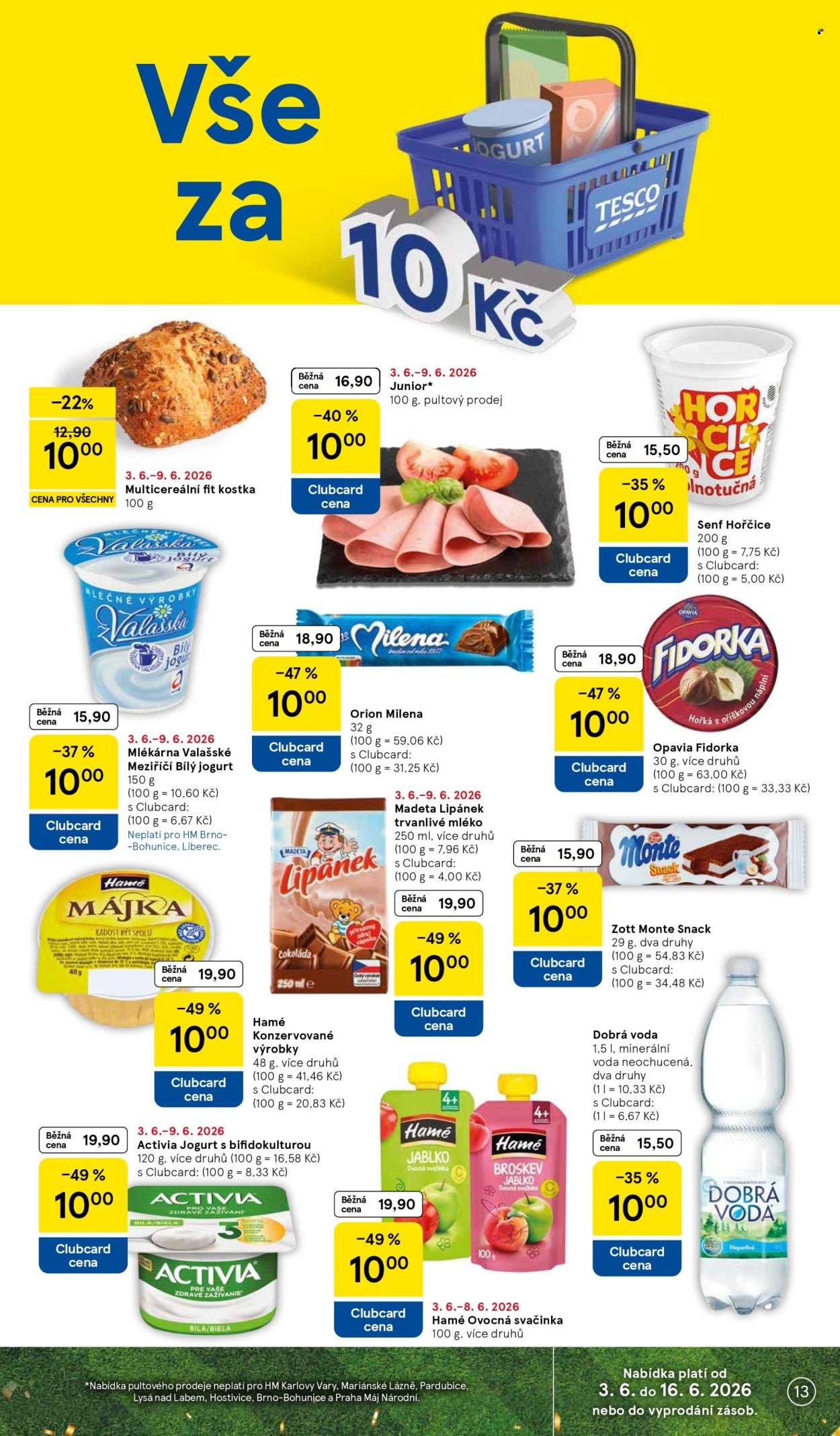 TESCO leták - Vaše šance skórovat