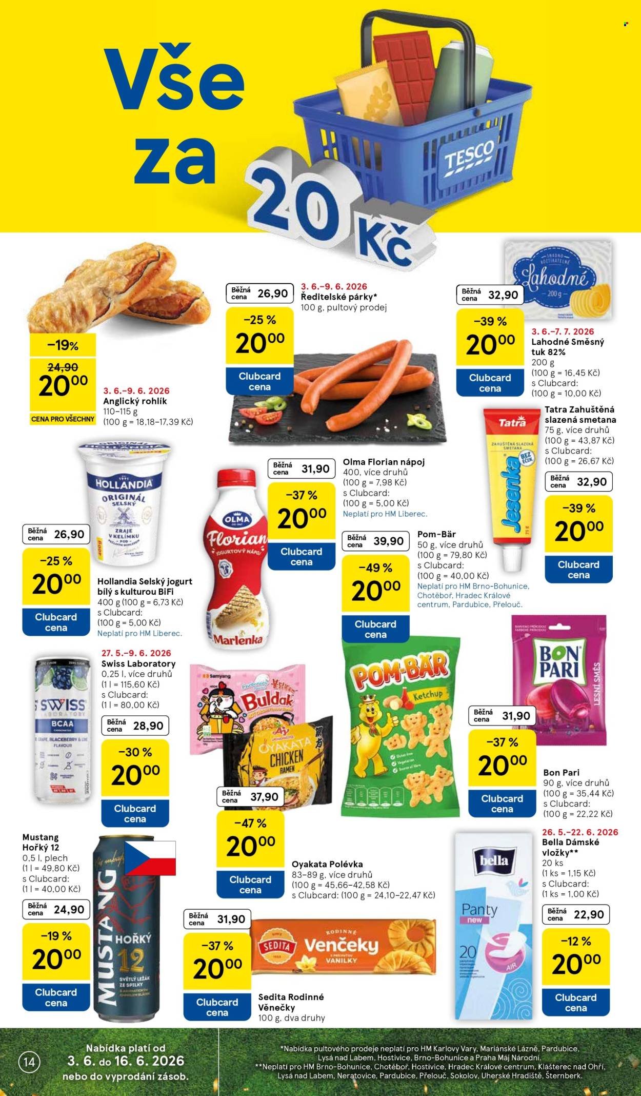 TESCO leták - Vaše šance skórovat